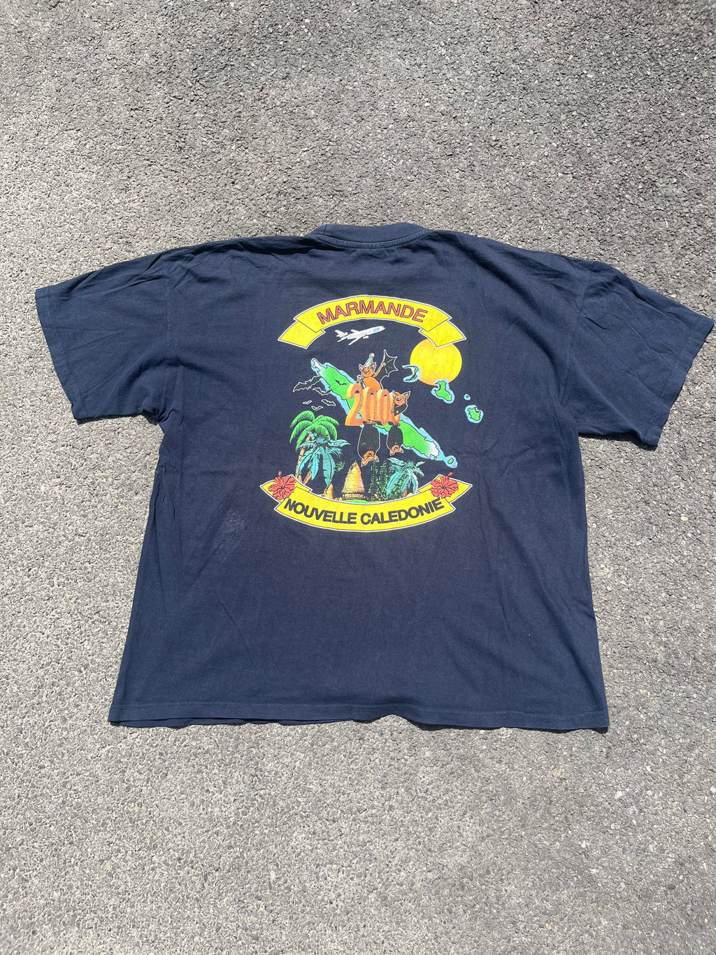 T-SHIRT SOUVENIR DES ANNÉES 2000 NOIR