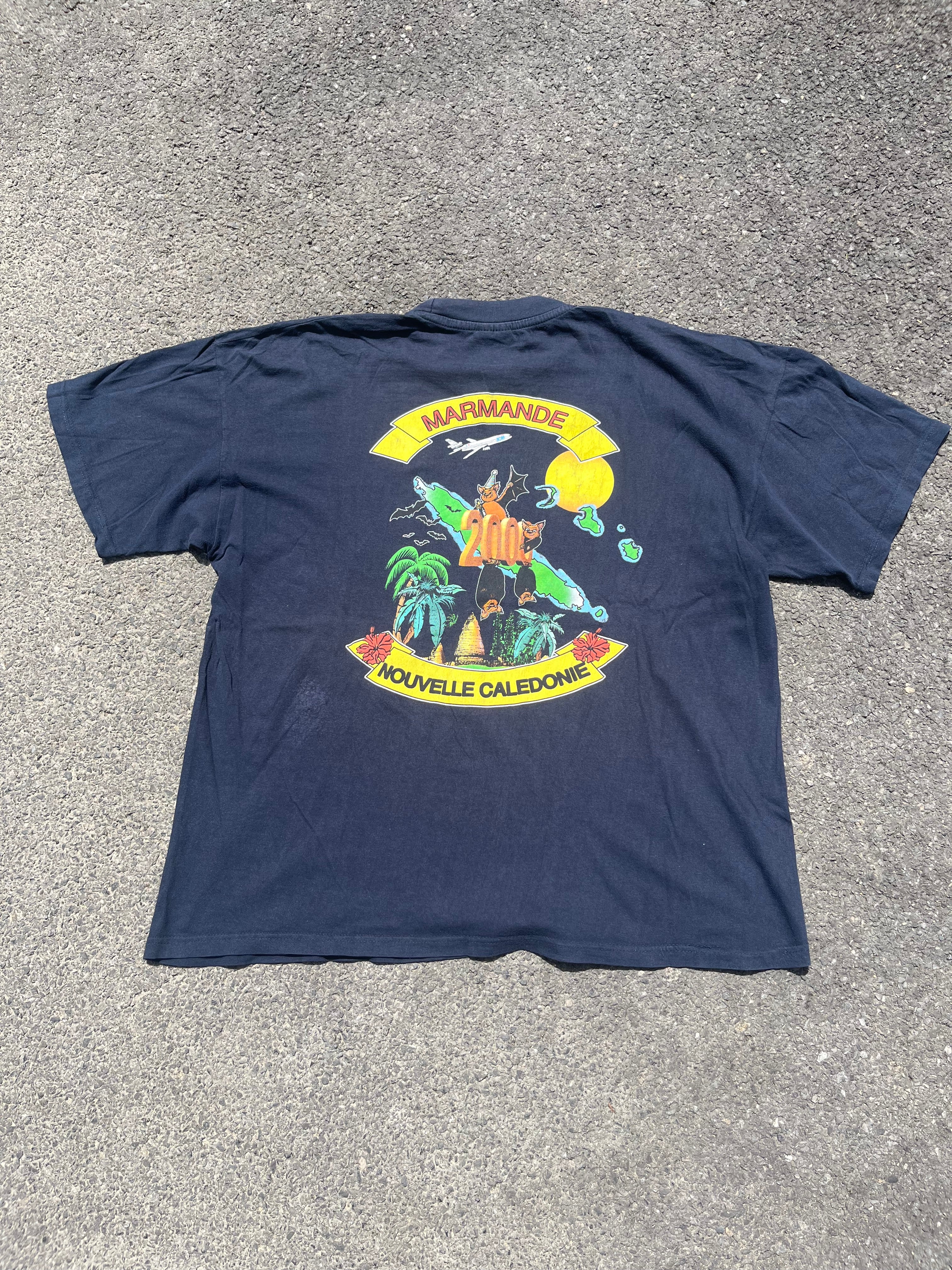 T-SHIRT SOUVENIR DES ANNÉES 2000 NOIR