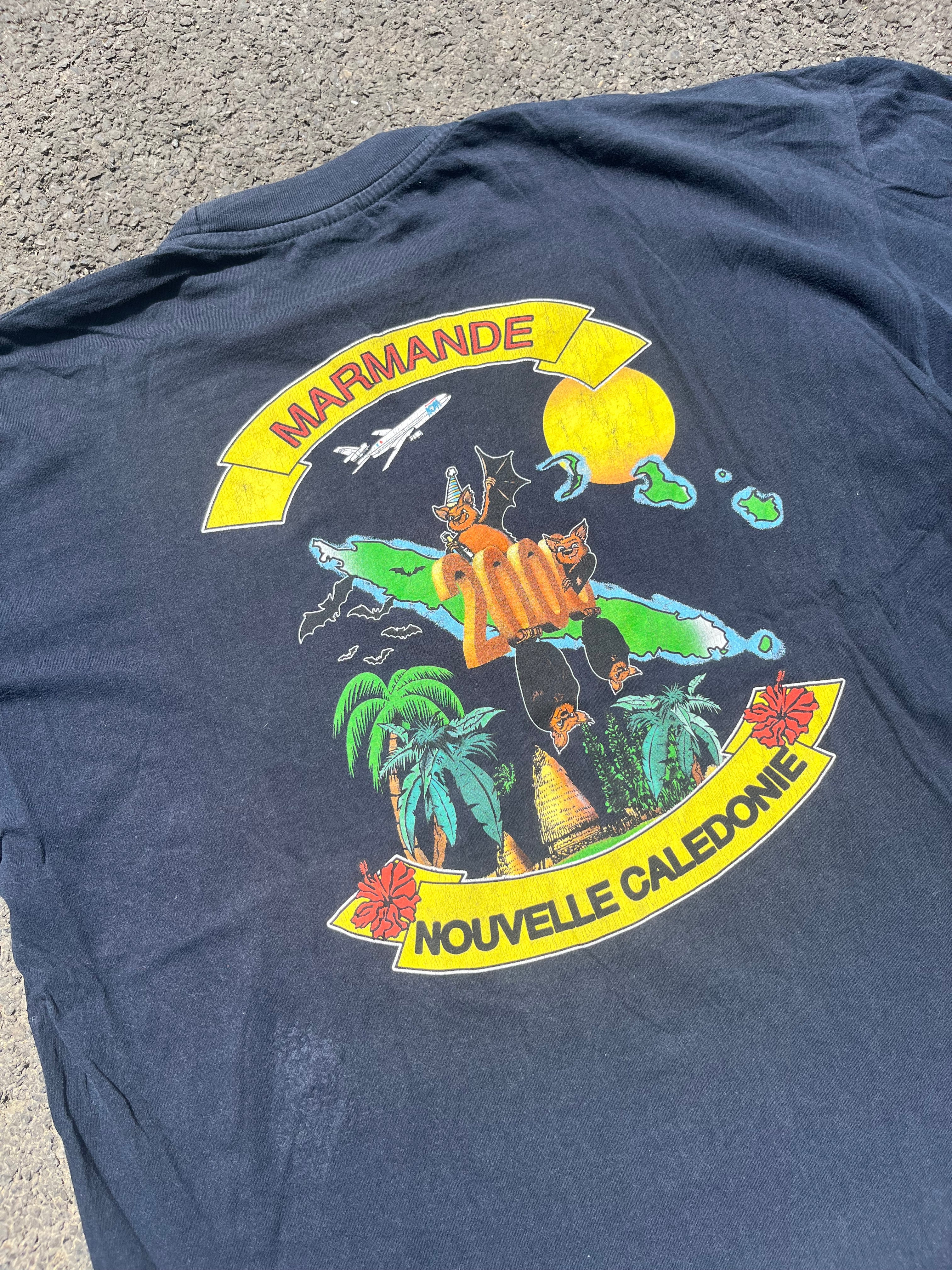 T-SHIRT SOUVENIR DES ANNÉES 2000 NOIR