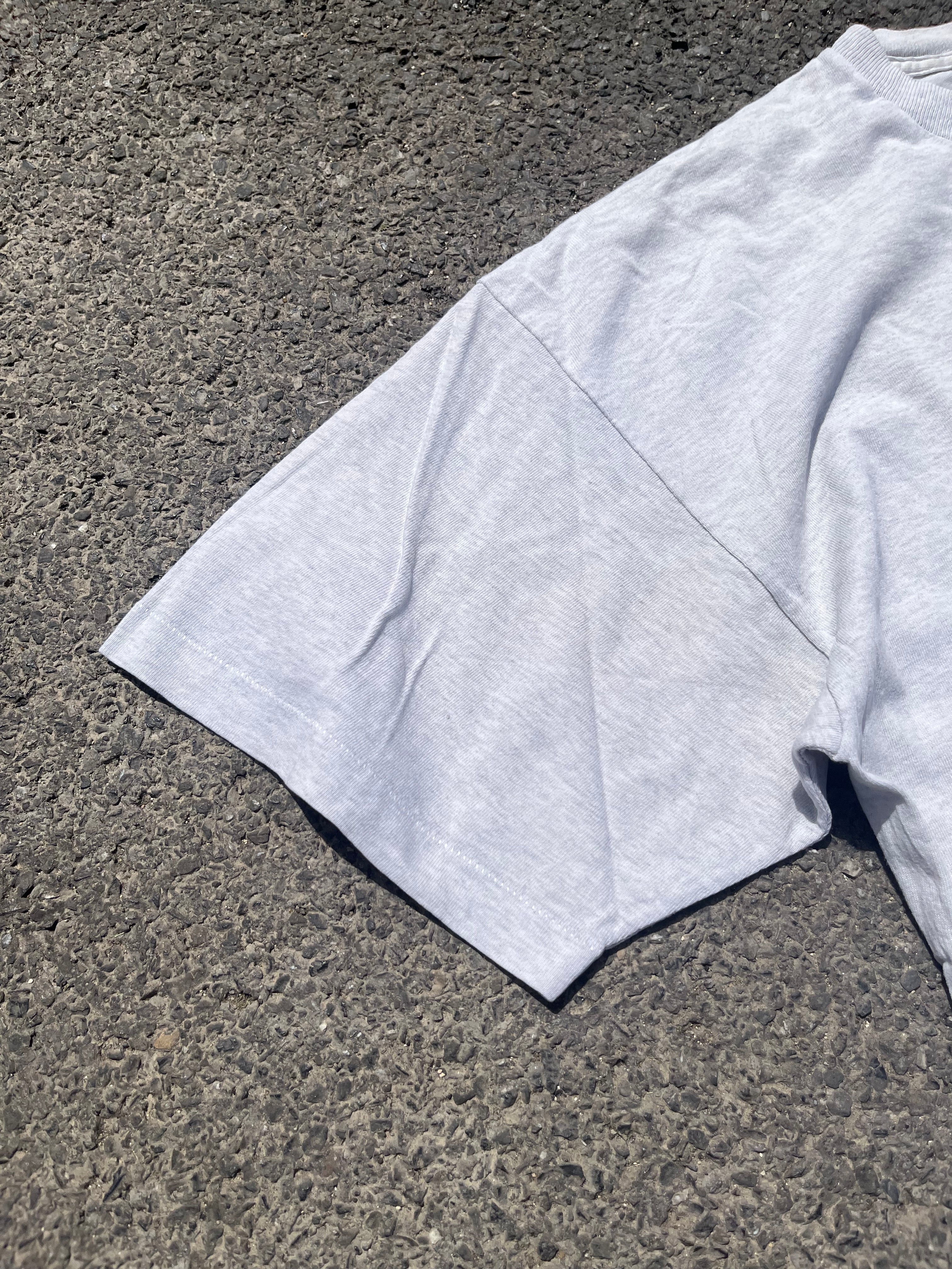 T-SHIRT SOUVENIR USA SINGLE STITCH GRIS