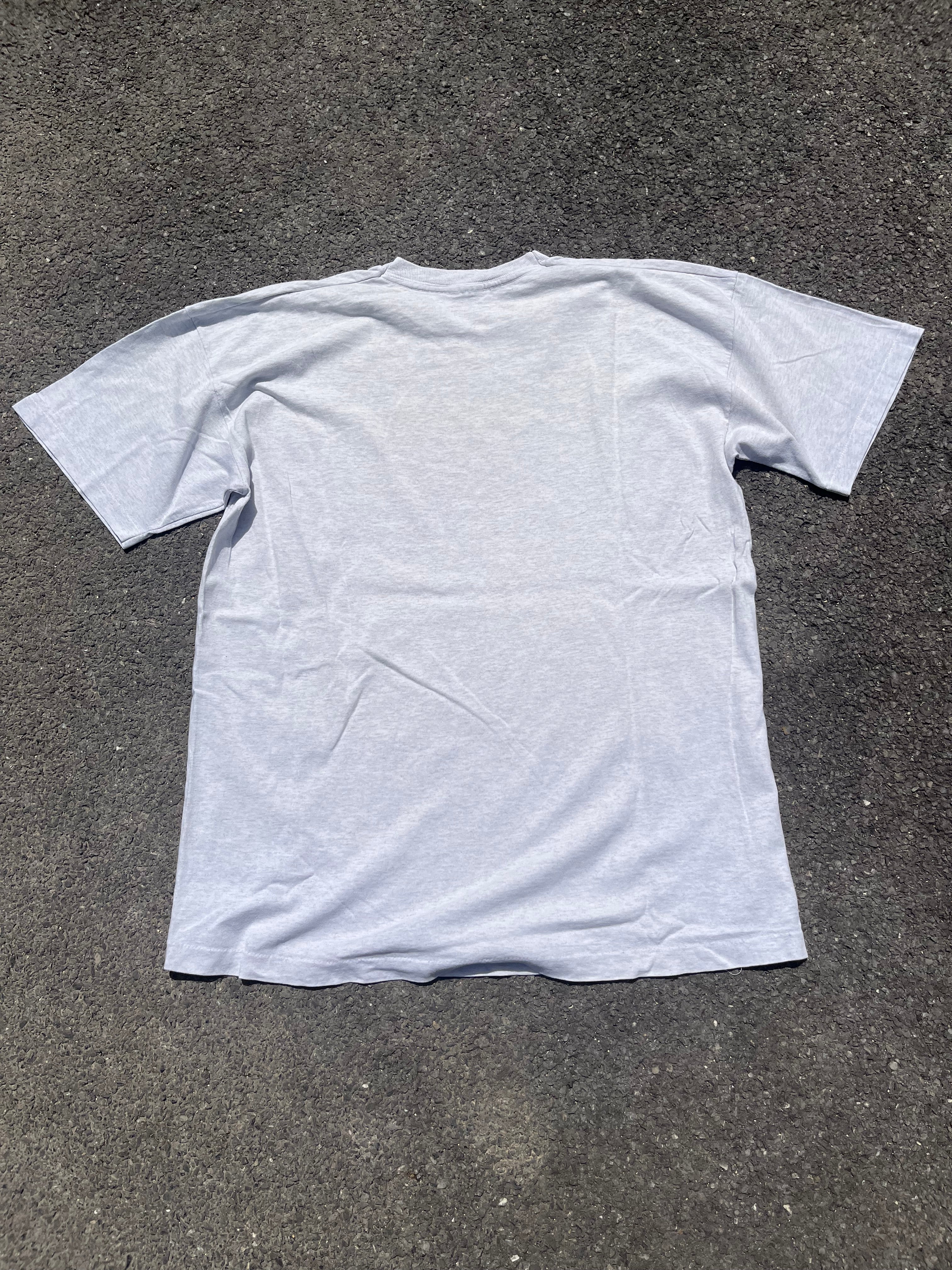 T-SHIRT SOUVENIR USA SINGLE STITCH GRIS