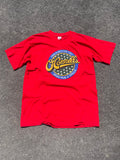 T-SHIRT SOUVENIR DE PUB SINGLE STITCH ROUGE