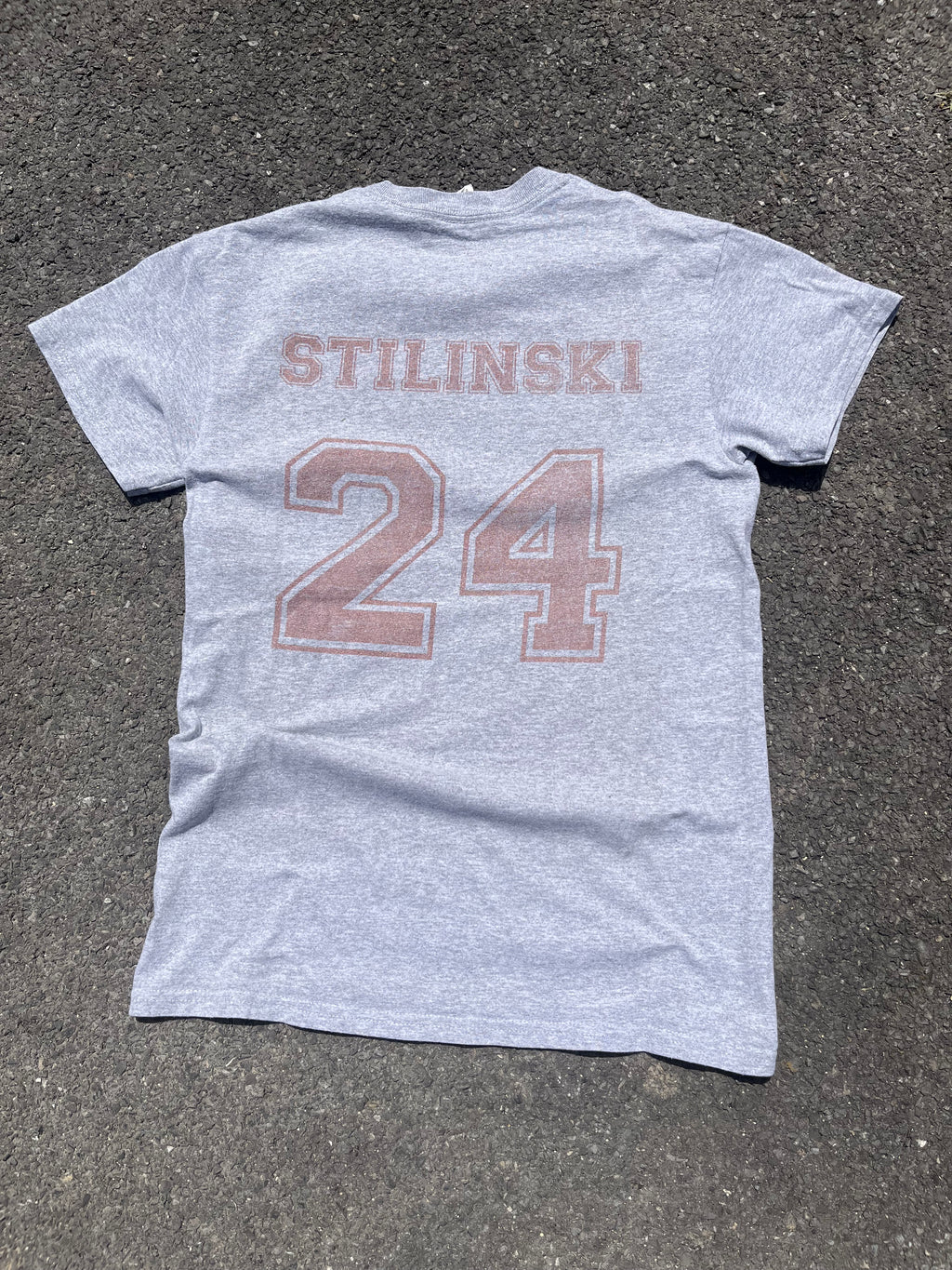 T-SHIRT DE LACROSSE GRIS