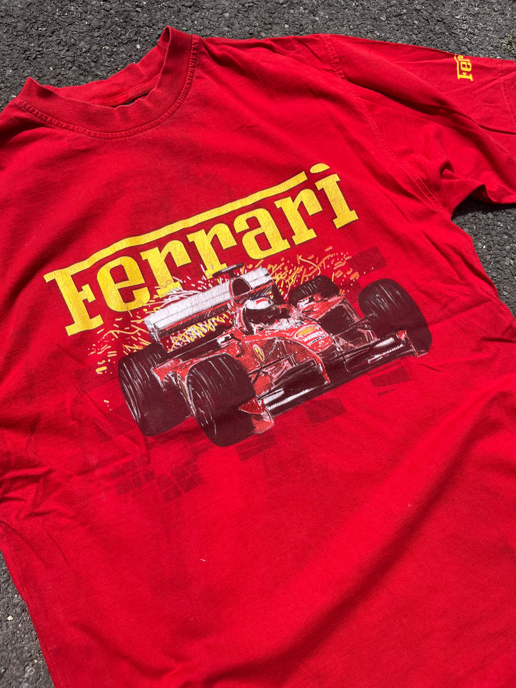 T-SHIRT FERRARI ANNÉE 1990 ROUGE