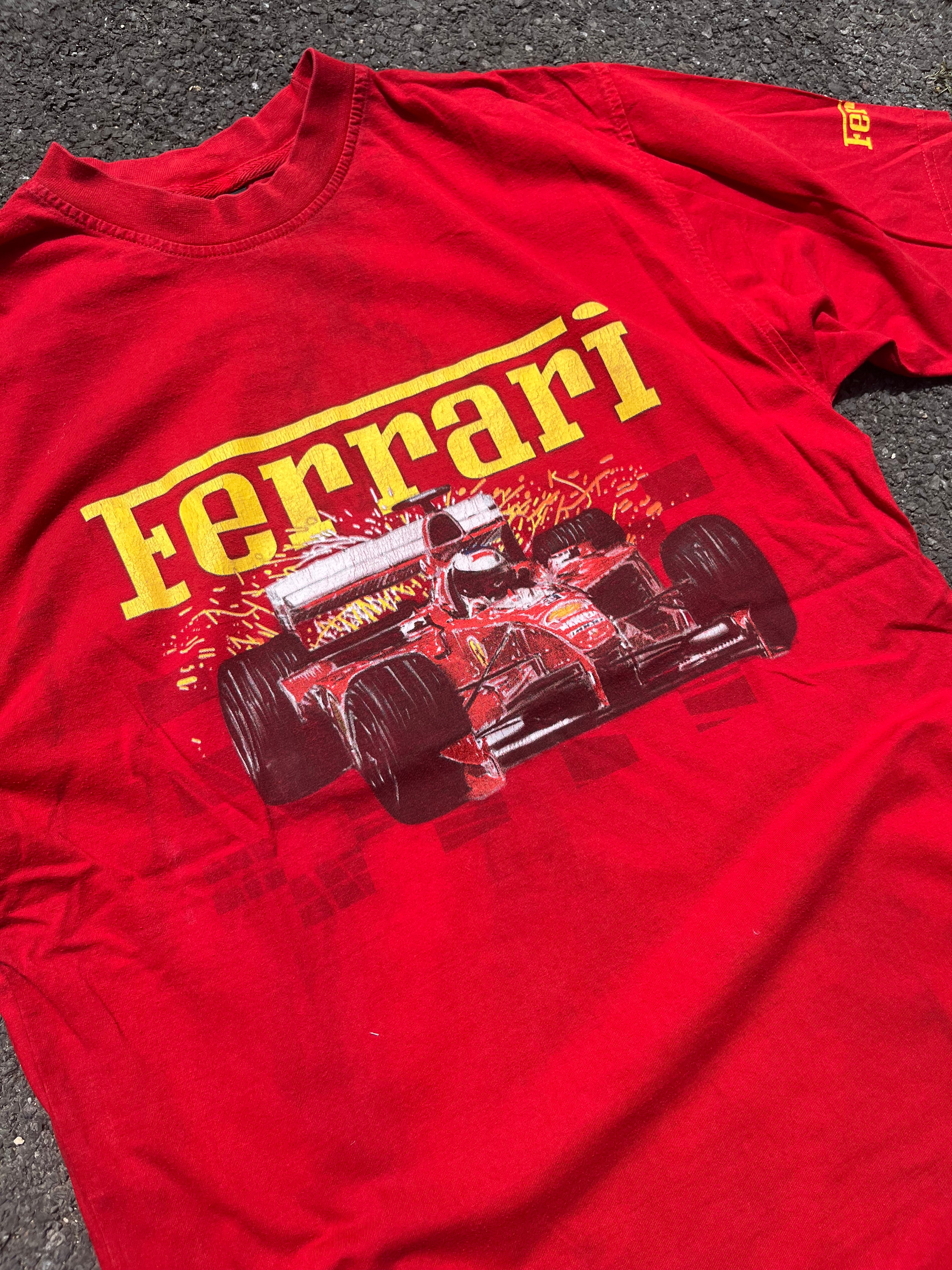 T-SHIRT FERRARI ANNÉE 1990 ROUGE