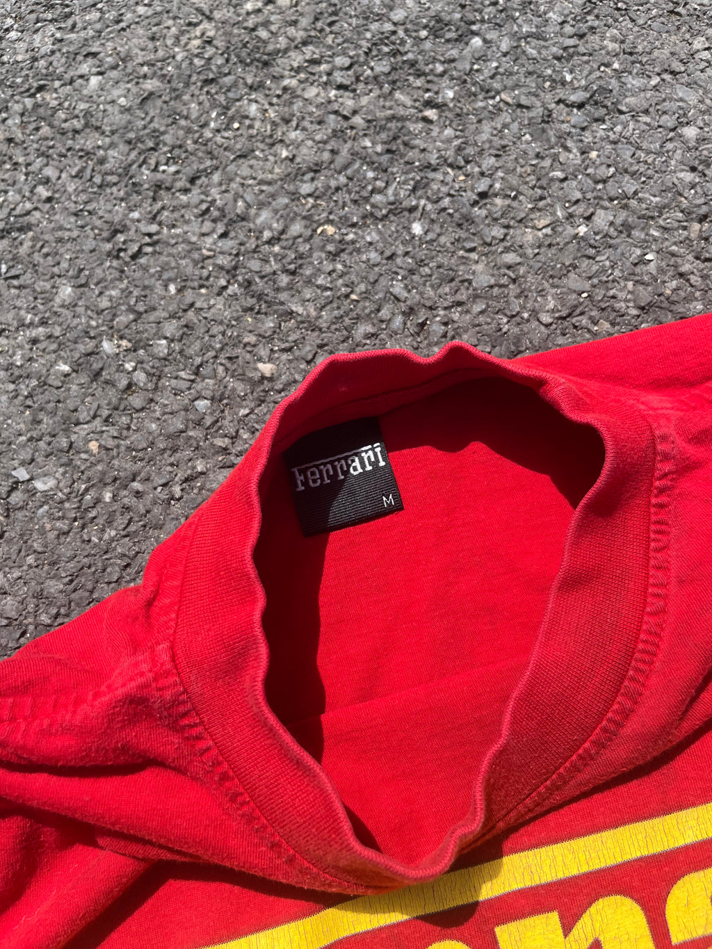 T-SHIRT FERRARI ANNÉE 1990 ROUGE