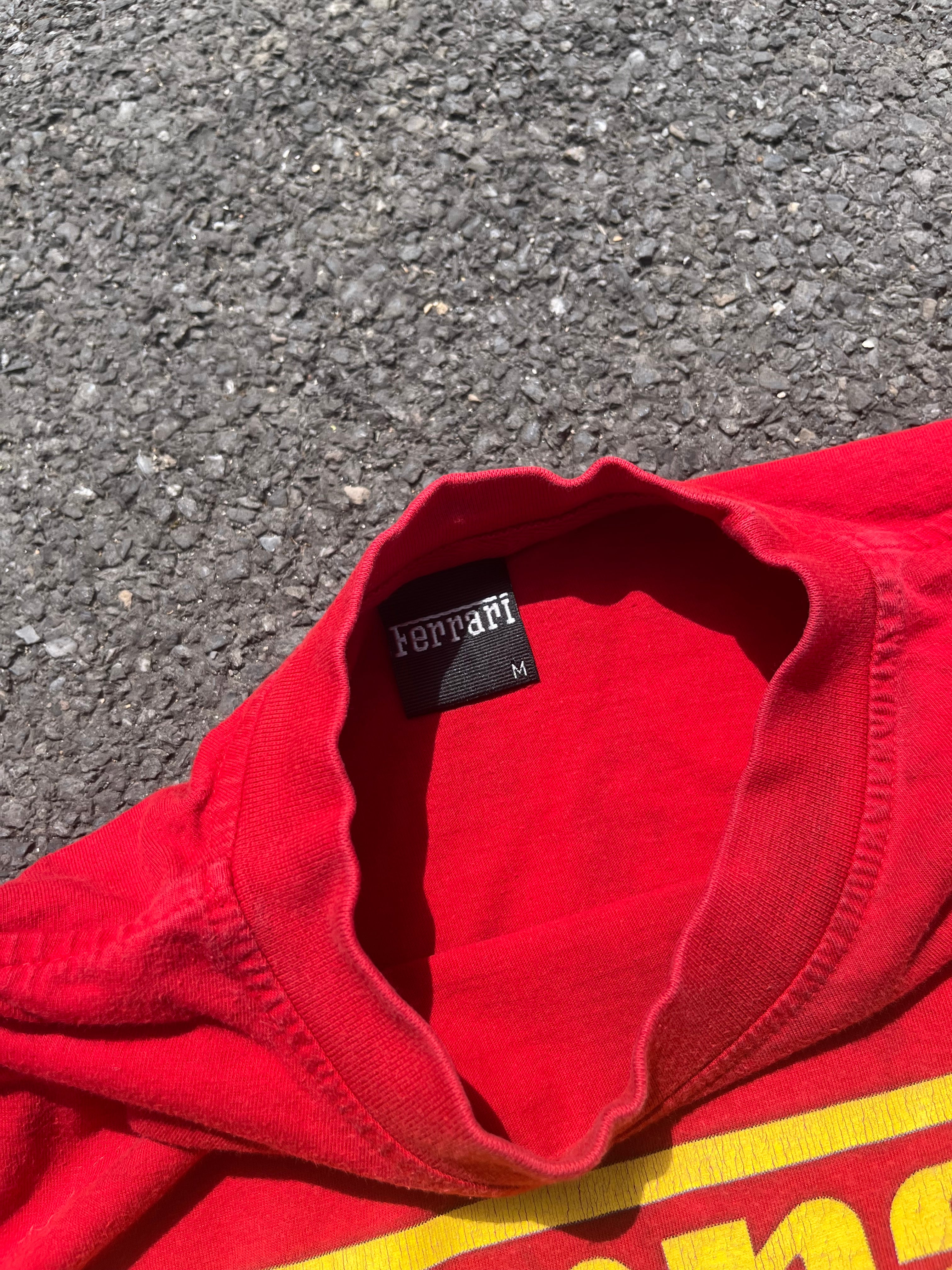 T-SHIRT FERRARI ANNÉE 1990 ROUGE