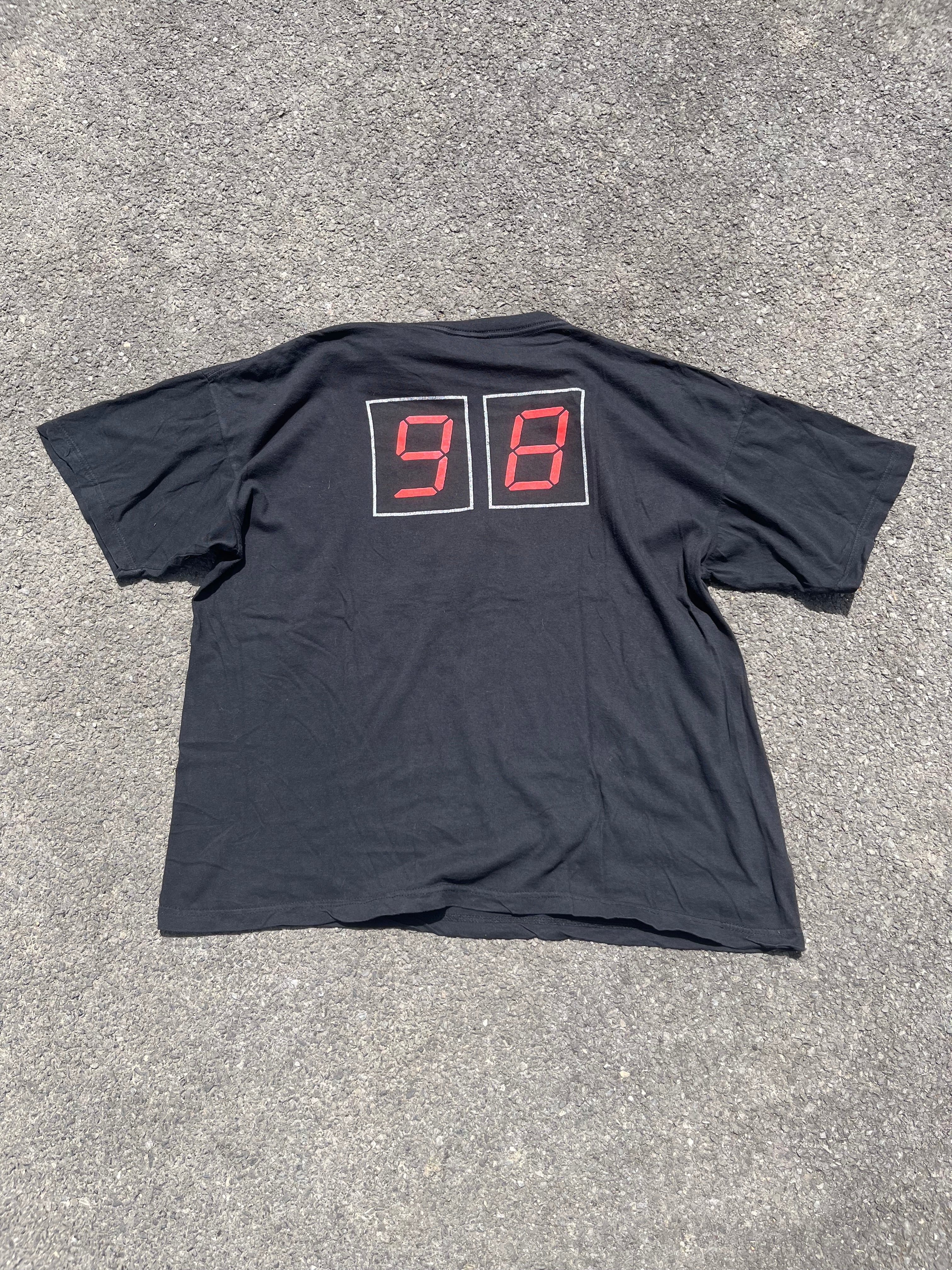 T-SHIRT DE CONCERT DEPECHE MODE ANNÉE 1998 NOIR