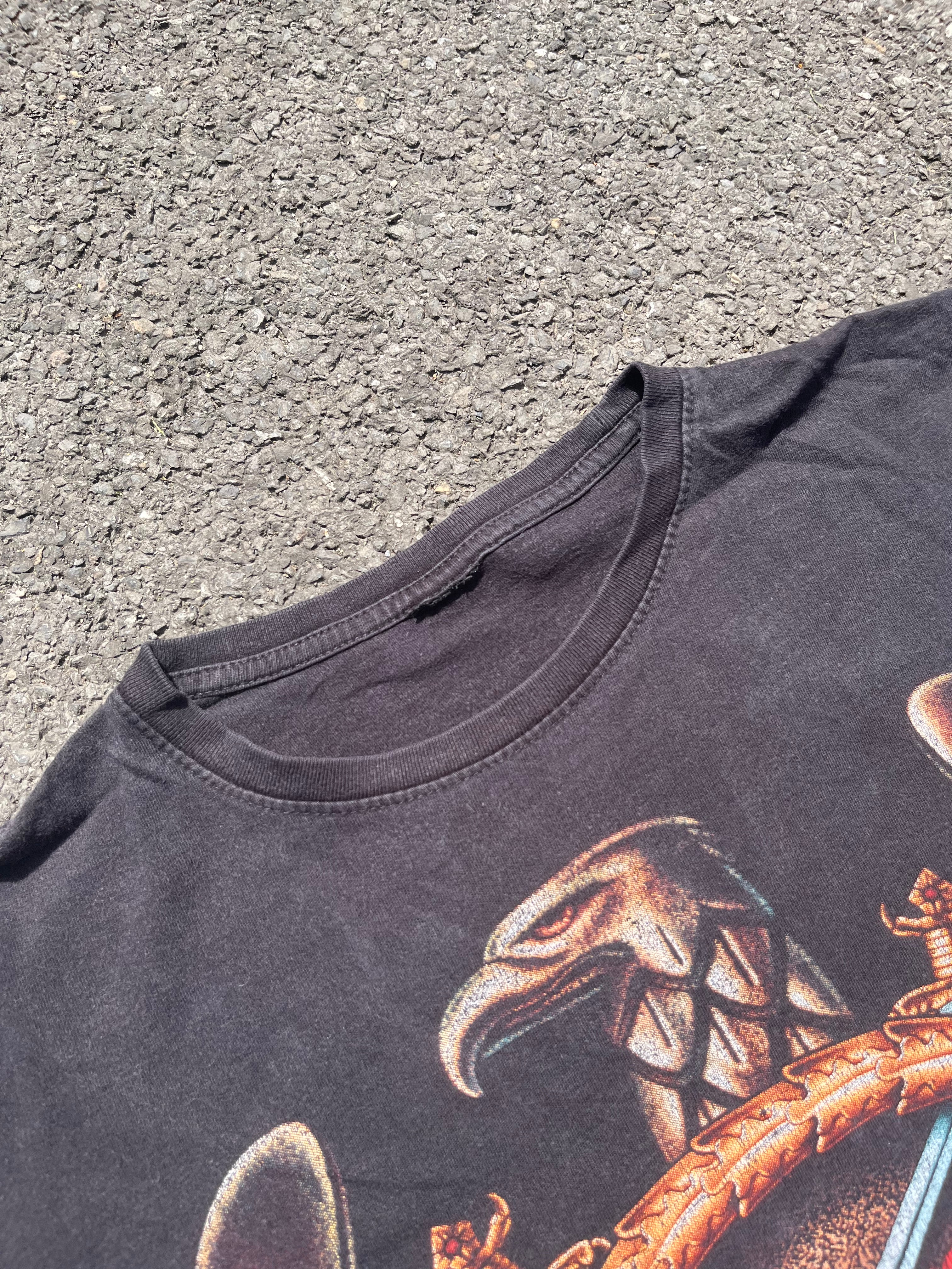 T-SHIRT DE CONCERT SLAYER ANNÉE 1990 NOIR