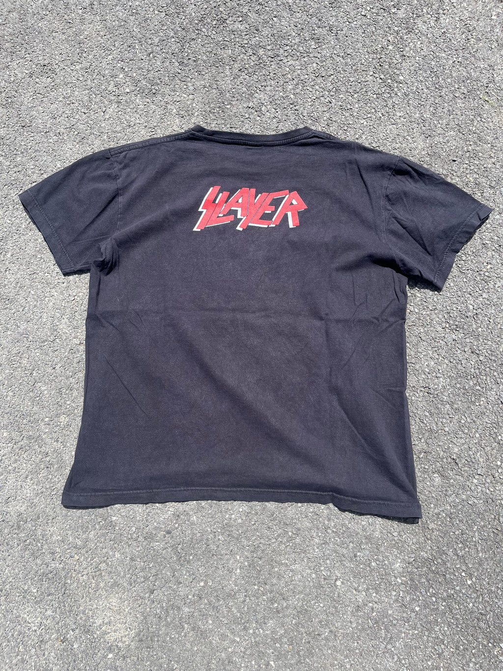 T-SHIRT DE CONCERT SLAYER ANNÉE 1990 NOIR