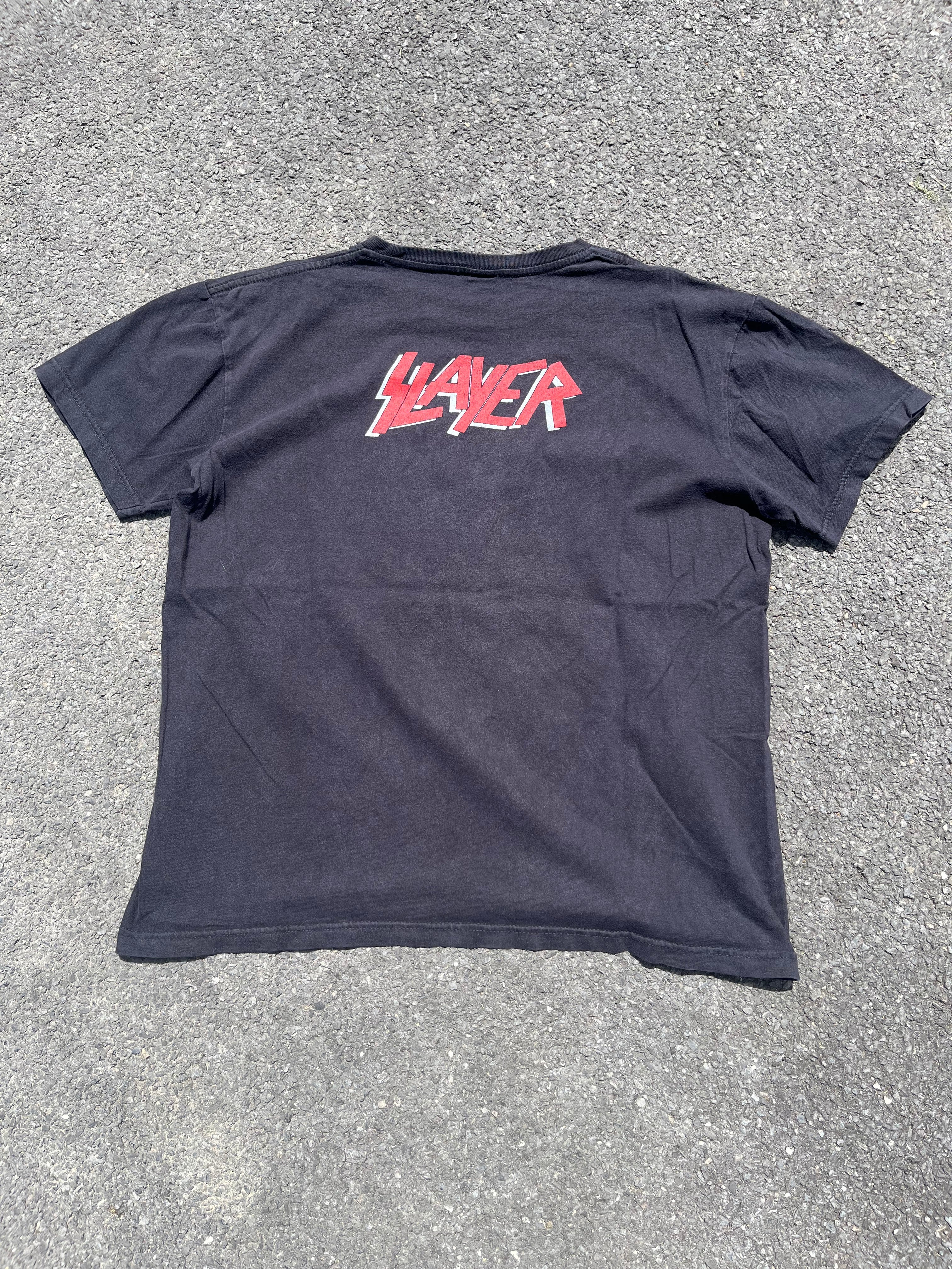 T-SHIRT DE CONCERT SLAYER ANNÉE 1990 NOIR