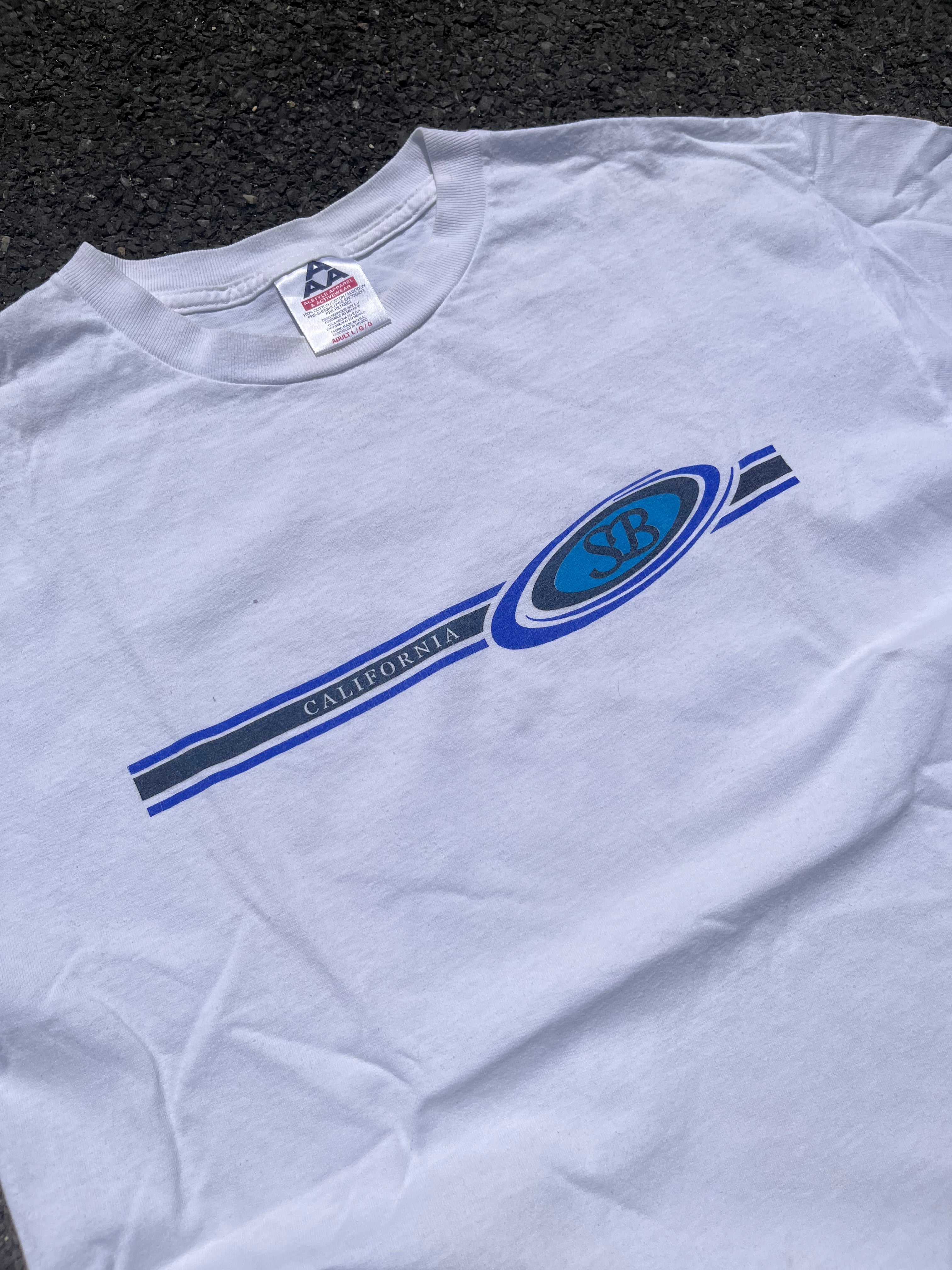 T-SHIRT CALIFORNIA SB ANNÉE 1990/2000 BLANC