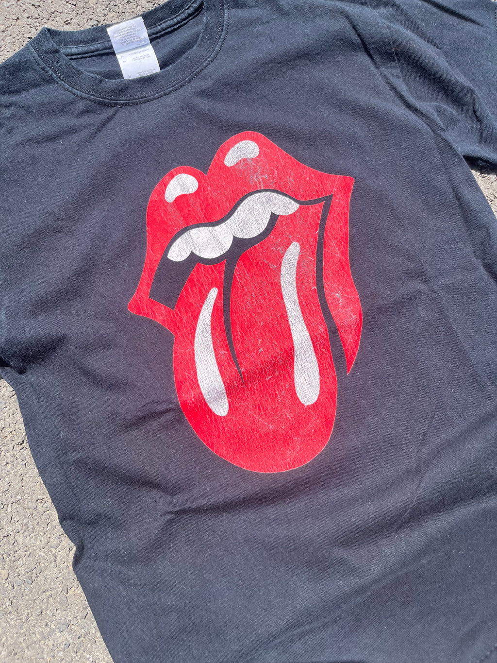 T-SHIRT THE ROLLING STONES ANNÉE 2000 NOIR