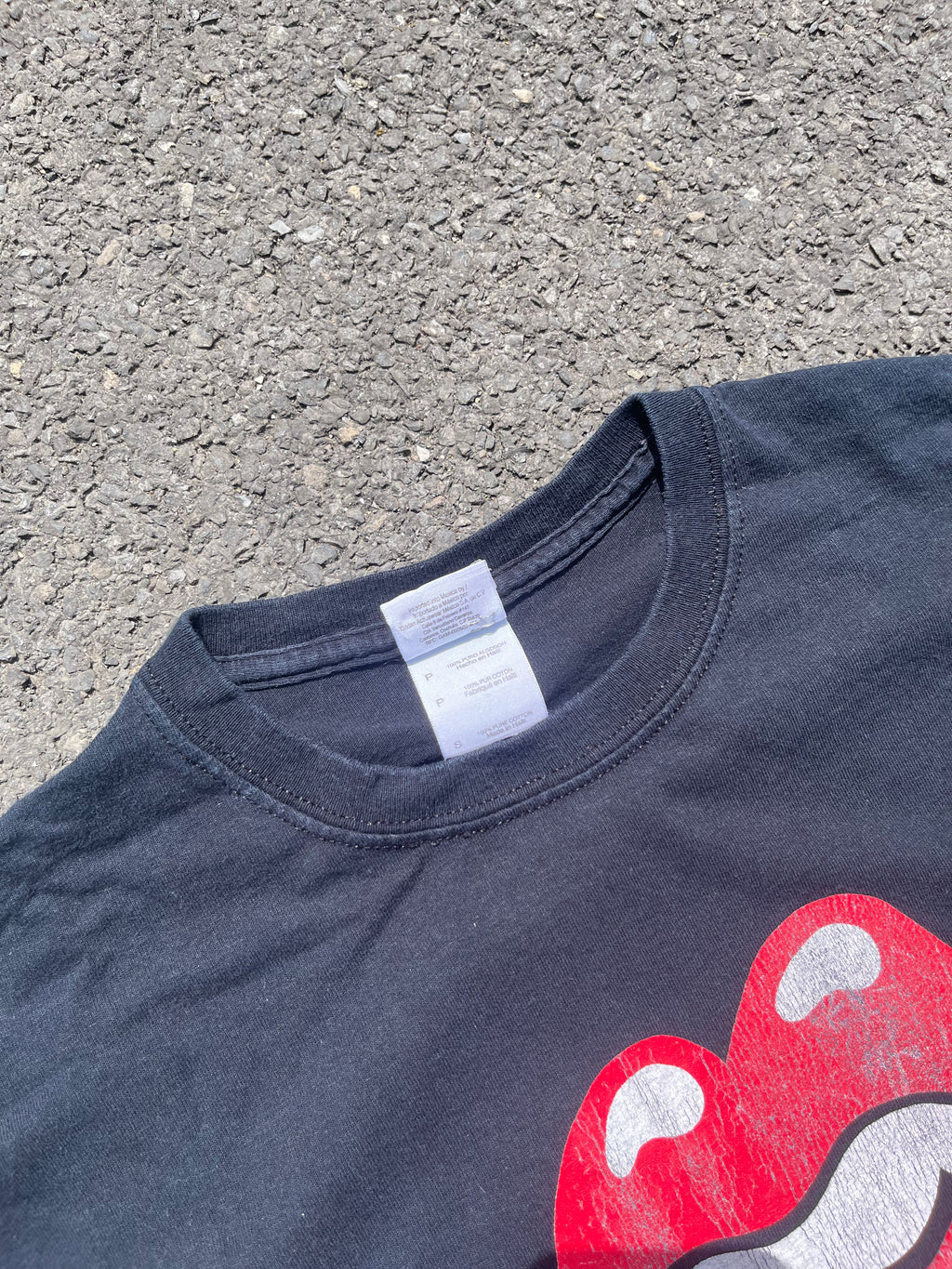 T-SHIRT THE ROLLING STONES ANNÉE 2000 NOIR