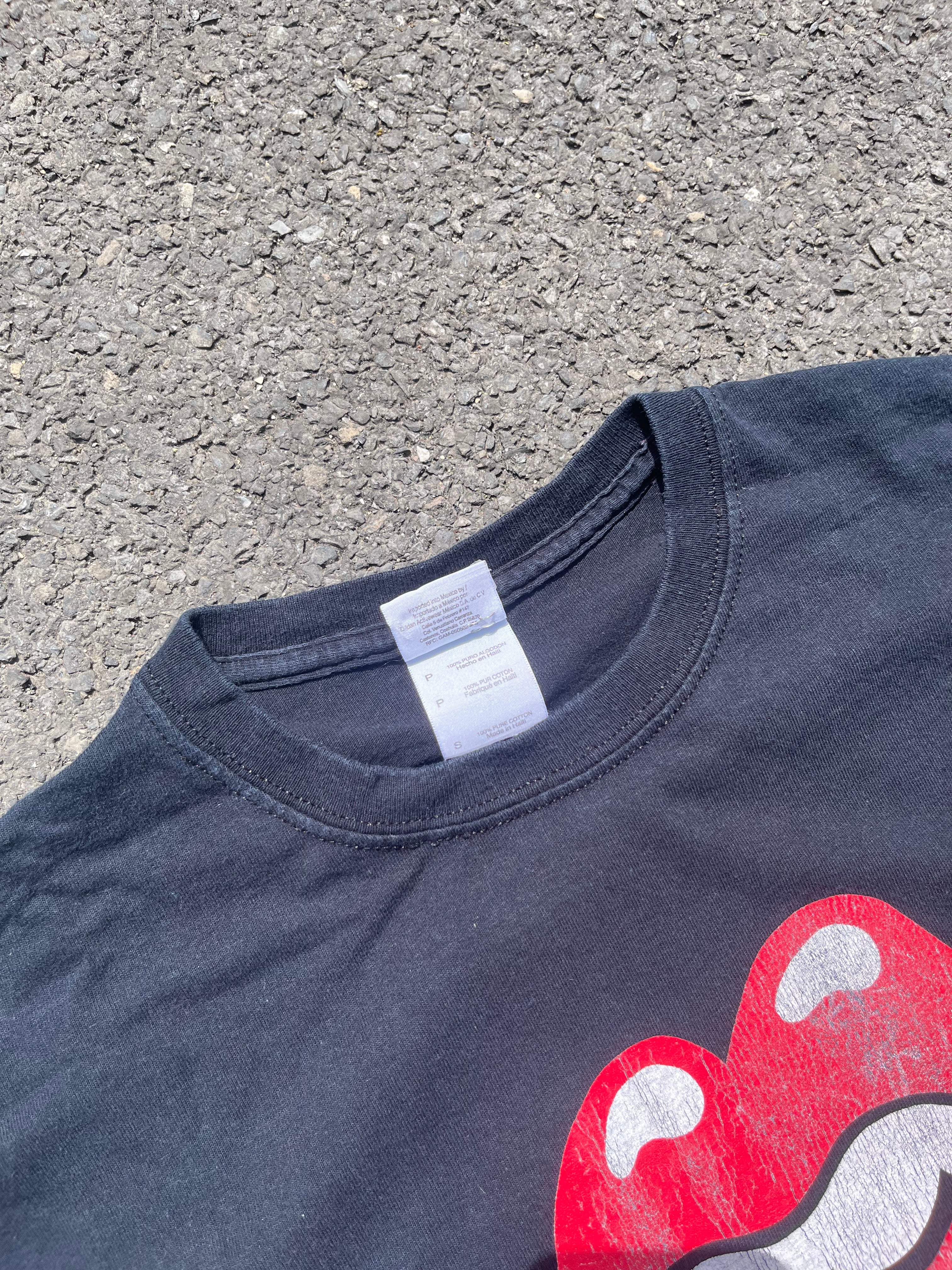 T-SHIRT THE ROLLING STONES ANNÉE 2000 NOIR