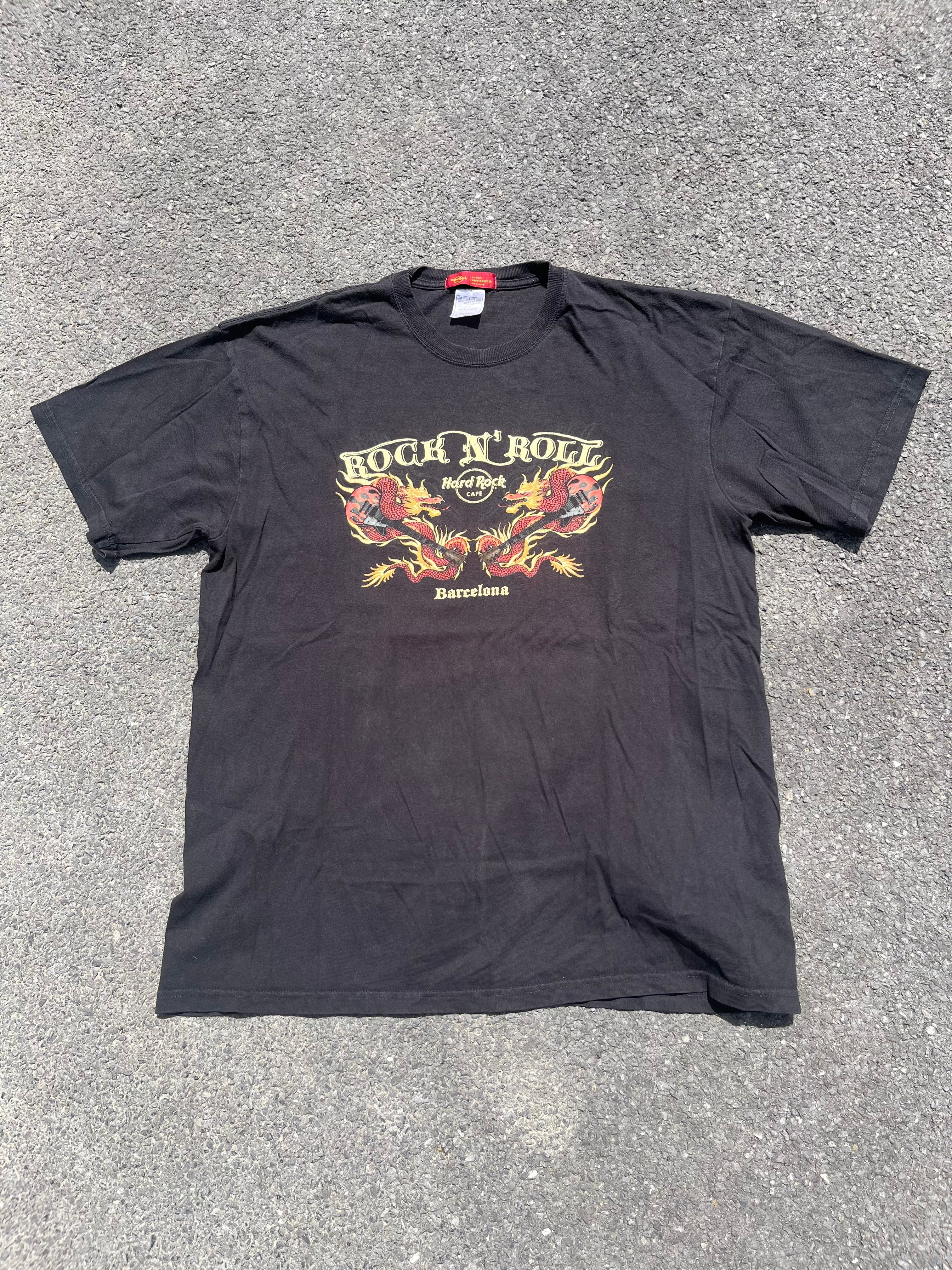 T-SHIRT HARD ROCK CAFÉ BARCELONA NOIR