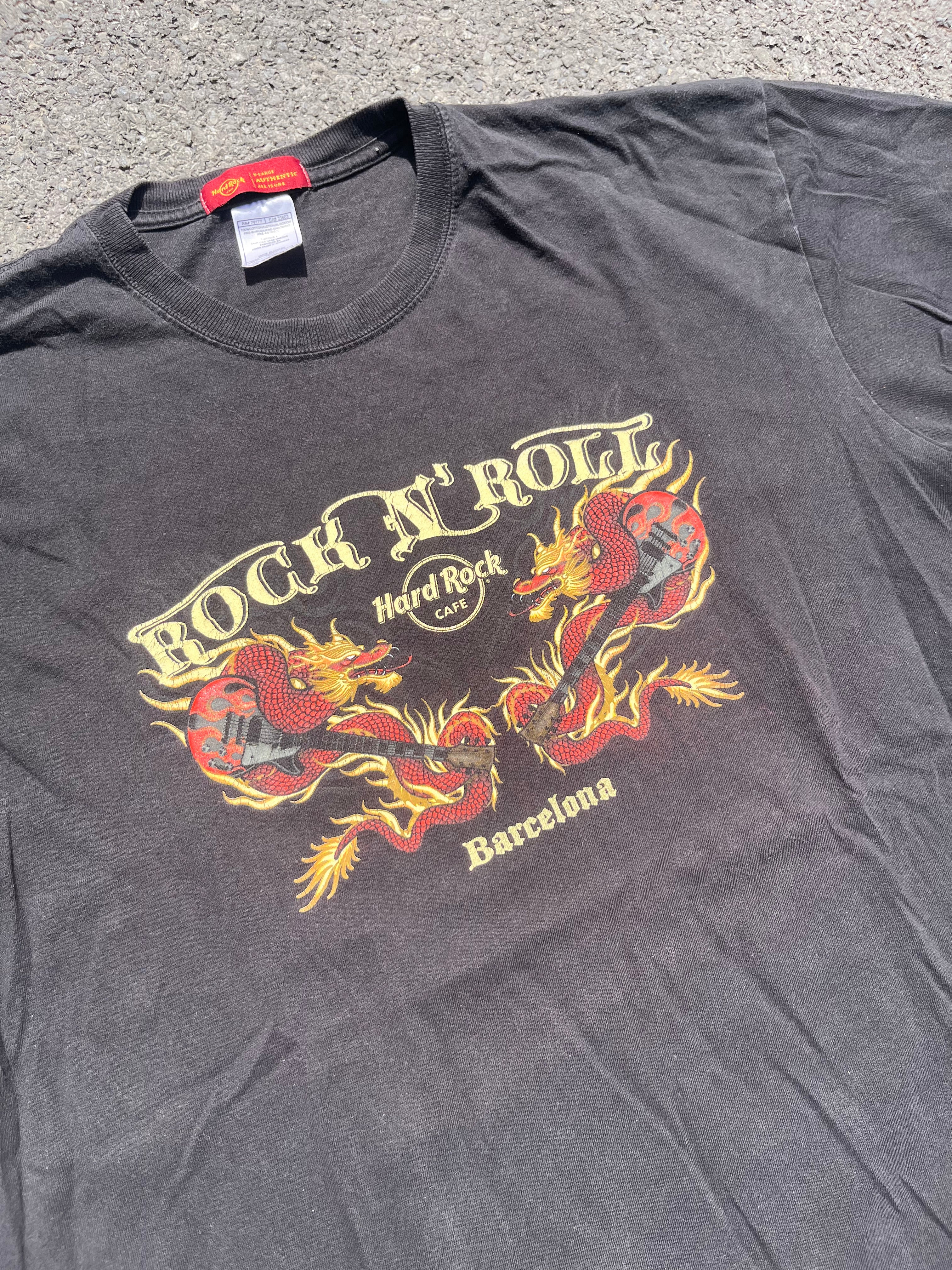 T-SHIRT HARD ROCK CAFÉ BARCELONA NOIR