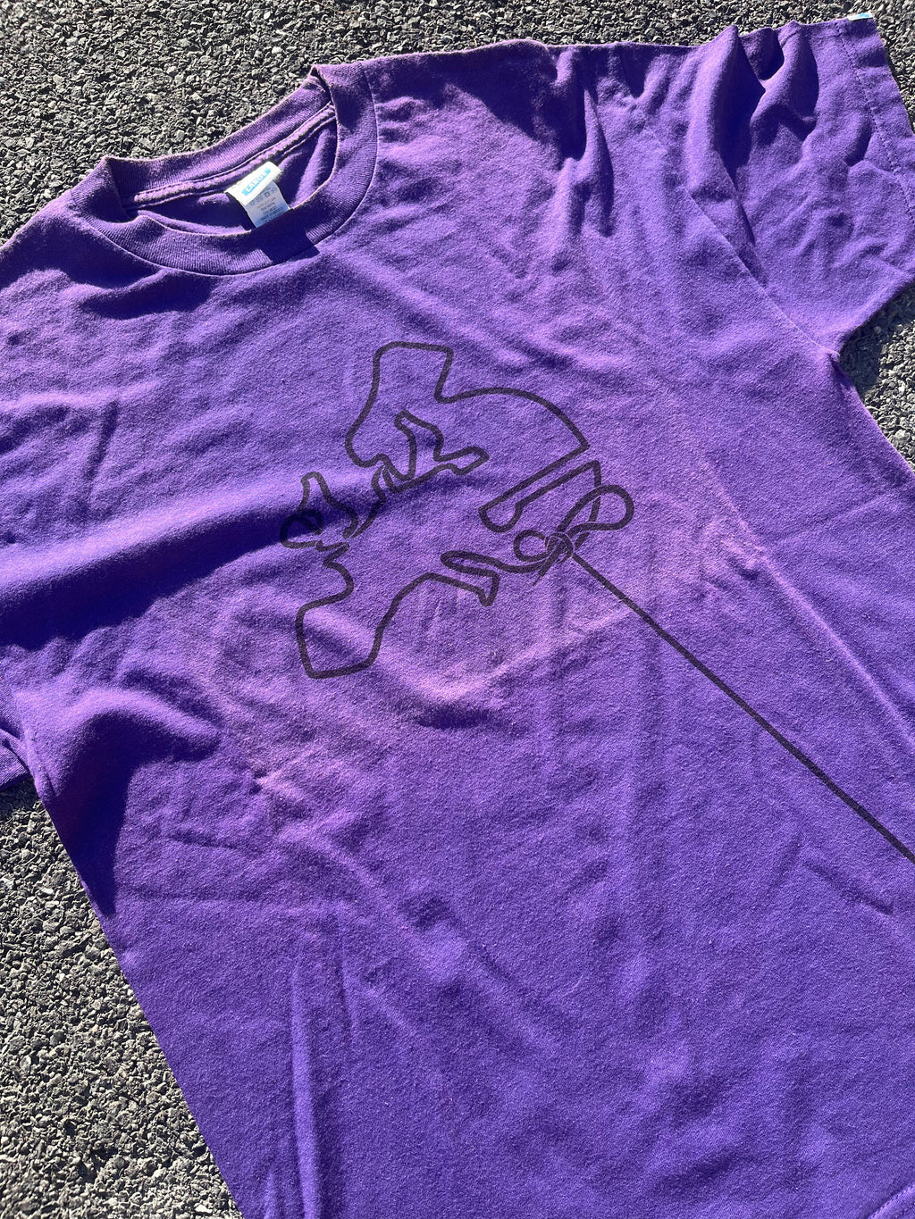 T-SHIRT CLICHÉ ANNÉE 2000 VIOLET