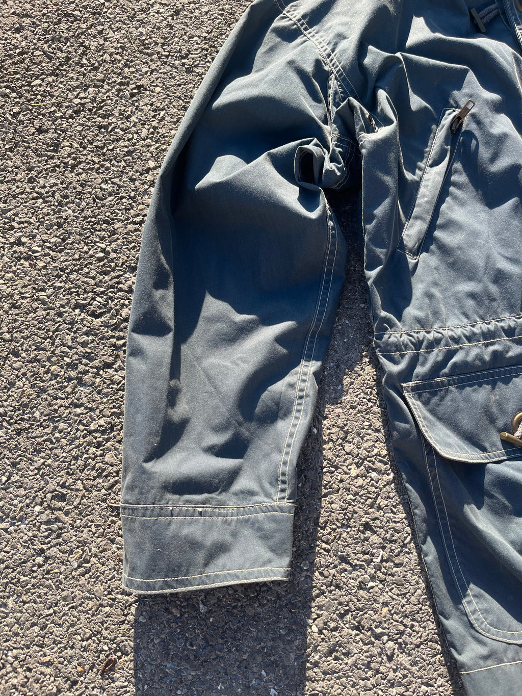 VESTE DE CHASSE BLEU PÉTROLE