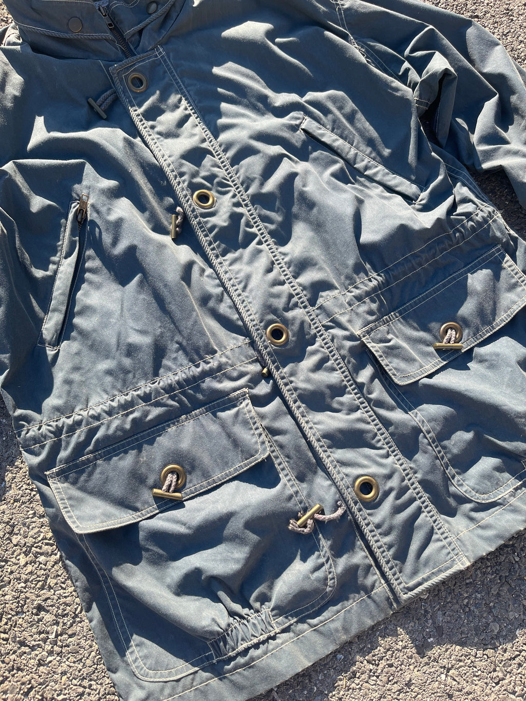 VESTE DE CHASSE BLEU PÉTROLE
