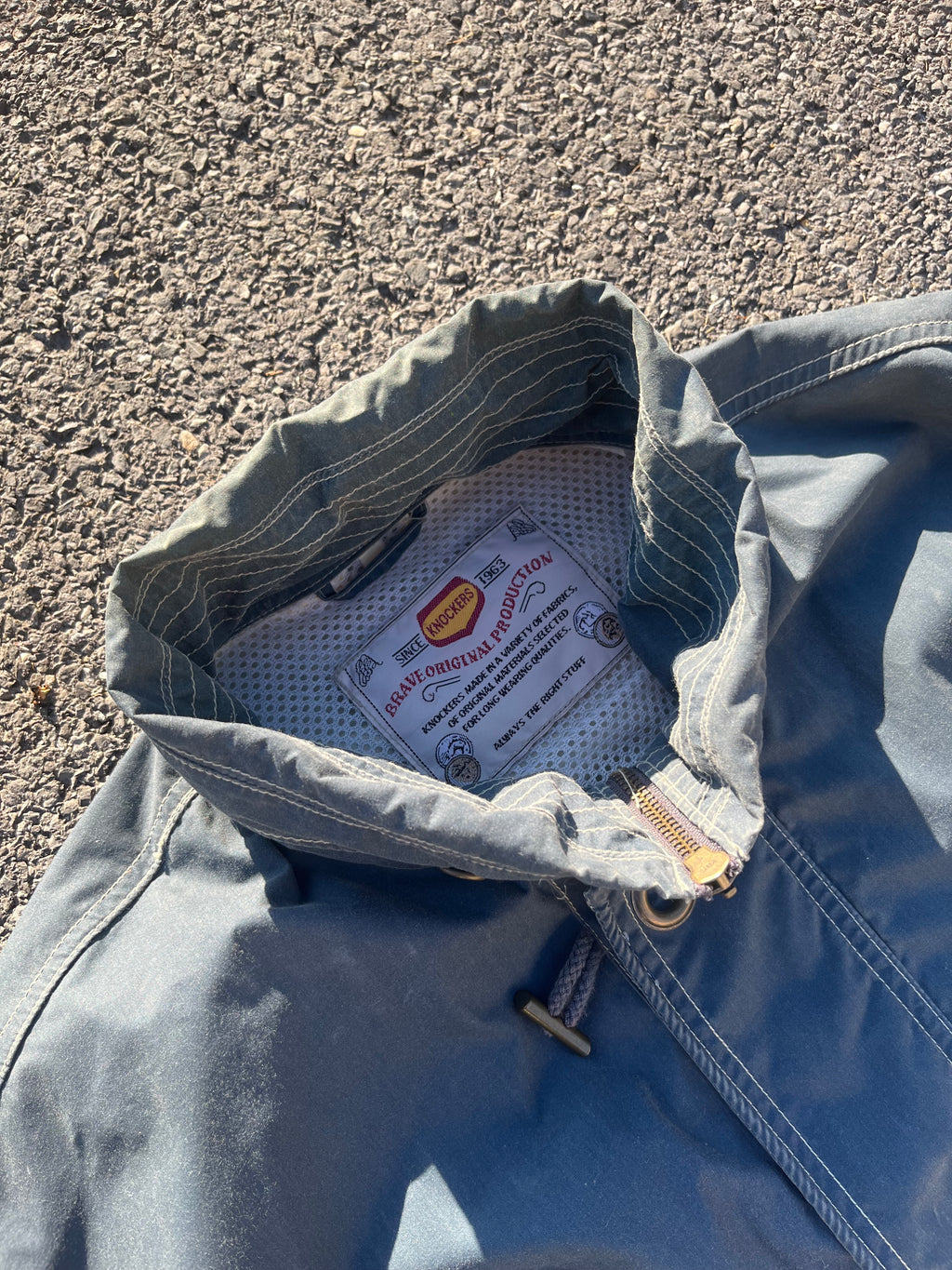 VESTE DE CHASSE BLEU PÉTROLE