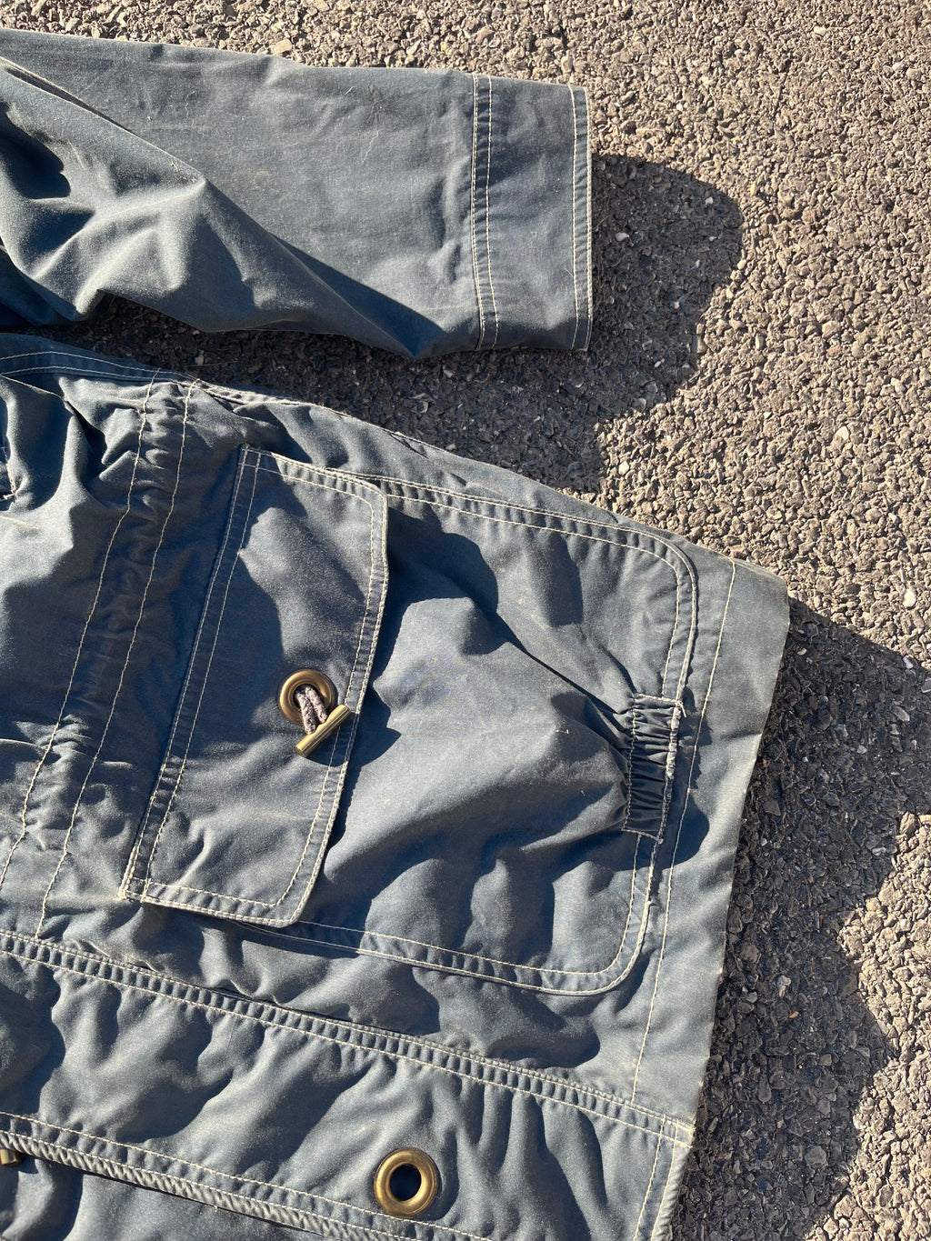 VESTE DE CHASSE BLEU PÉTROLE
