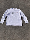 T-SHIRT MANCHE LONGUE QUIKSILVER BLANC ANNÉE 2000