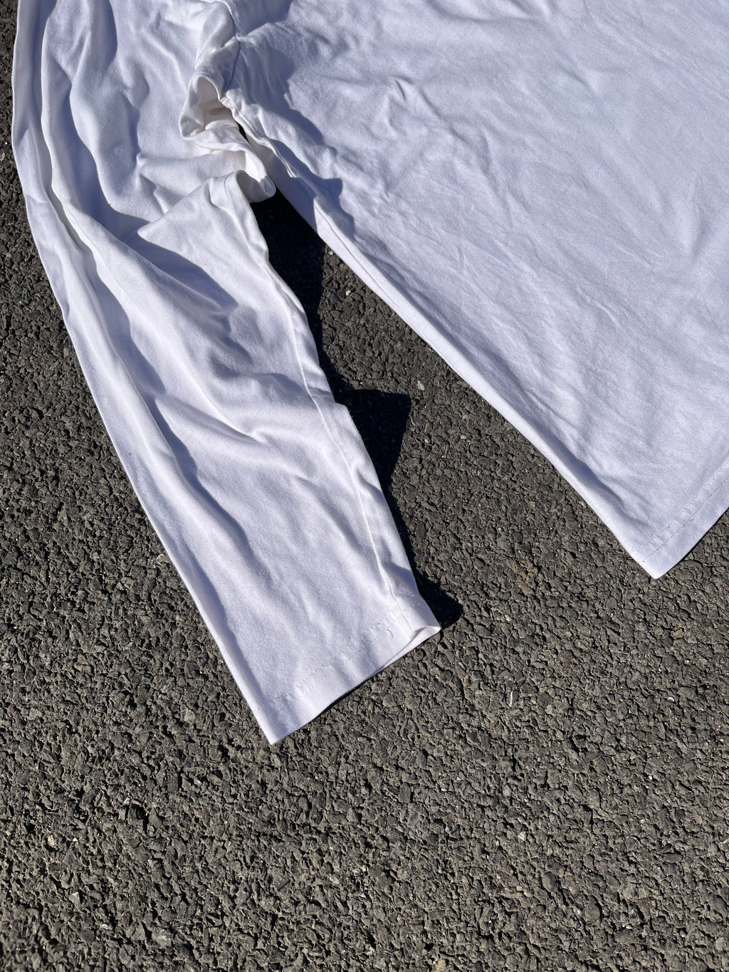 T-SHIRT MANCHE LONGUE QUIKSILVER BLANC ANNÉE 2000