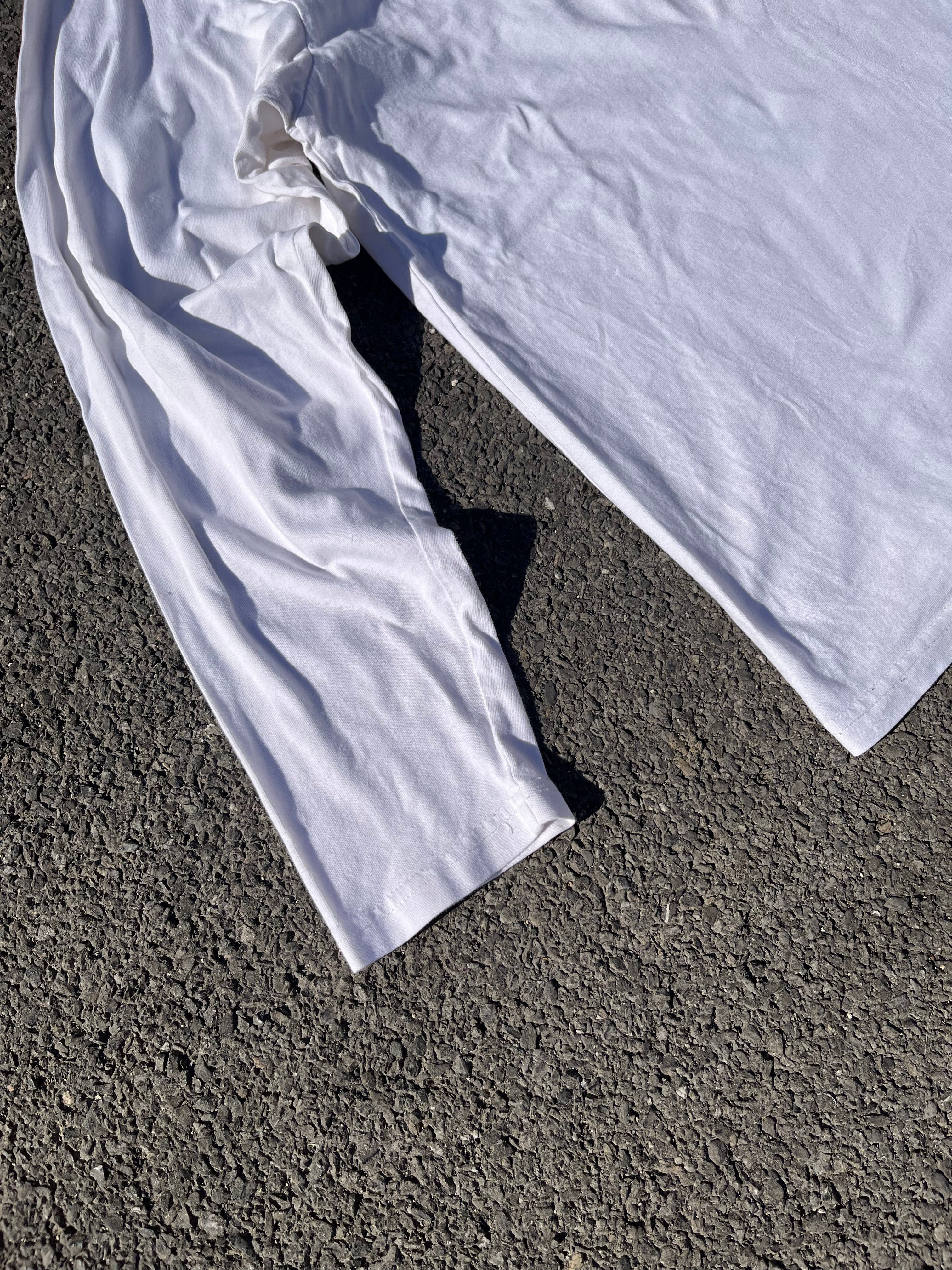 T-SHIRT MANCHE LONGUE QUIKSILVER BLANC ANNÉE 2000