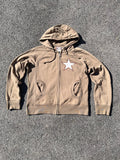 GILET ROXY MARRON ANNÉE 2000