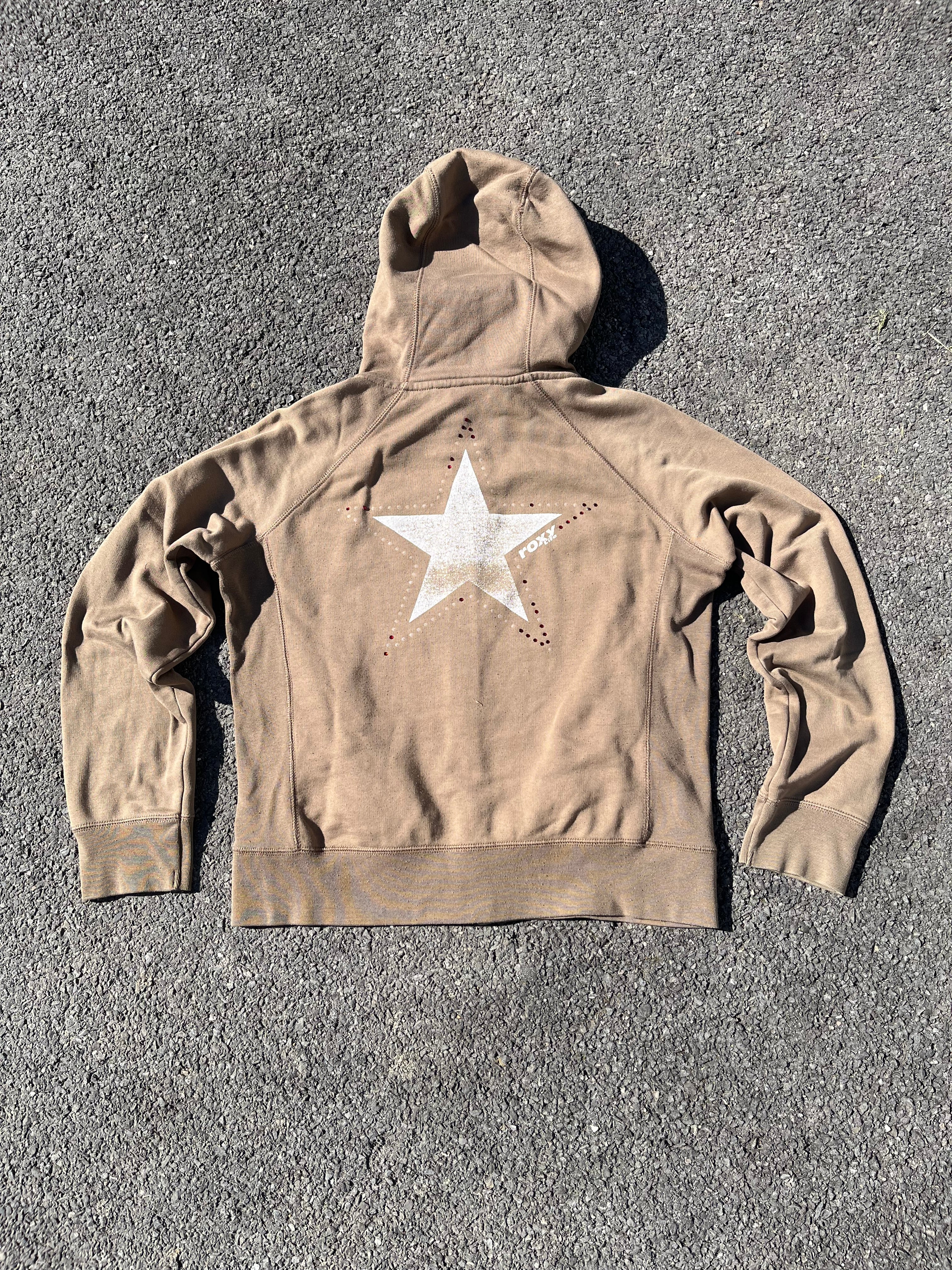 GILET ROXY MARRON ANNÉE 2000