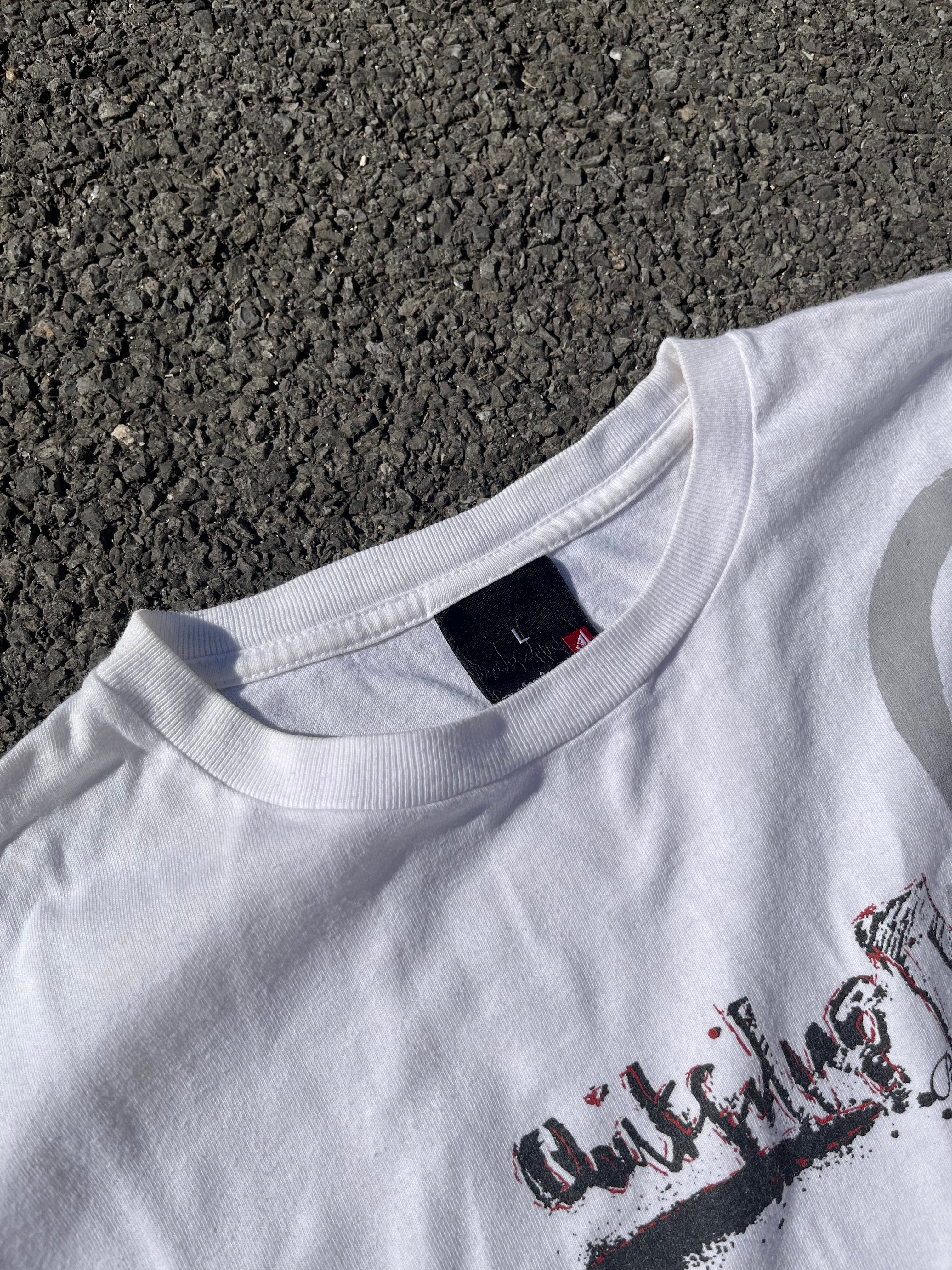 T-SHIRT QUIKSILVER ANNÉE 2000 BLANC