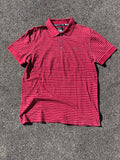 POLO QUIKSILVER RAYÉ ROUGE ET BLANC