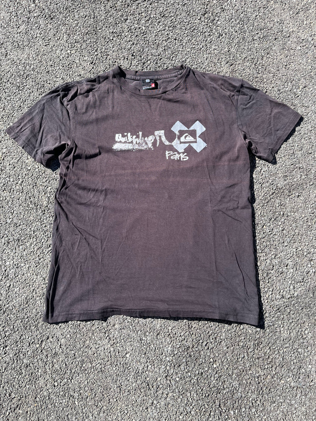 T-SHIRT QUIKSILVER PARIS ANNÉE 2000 NOIR