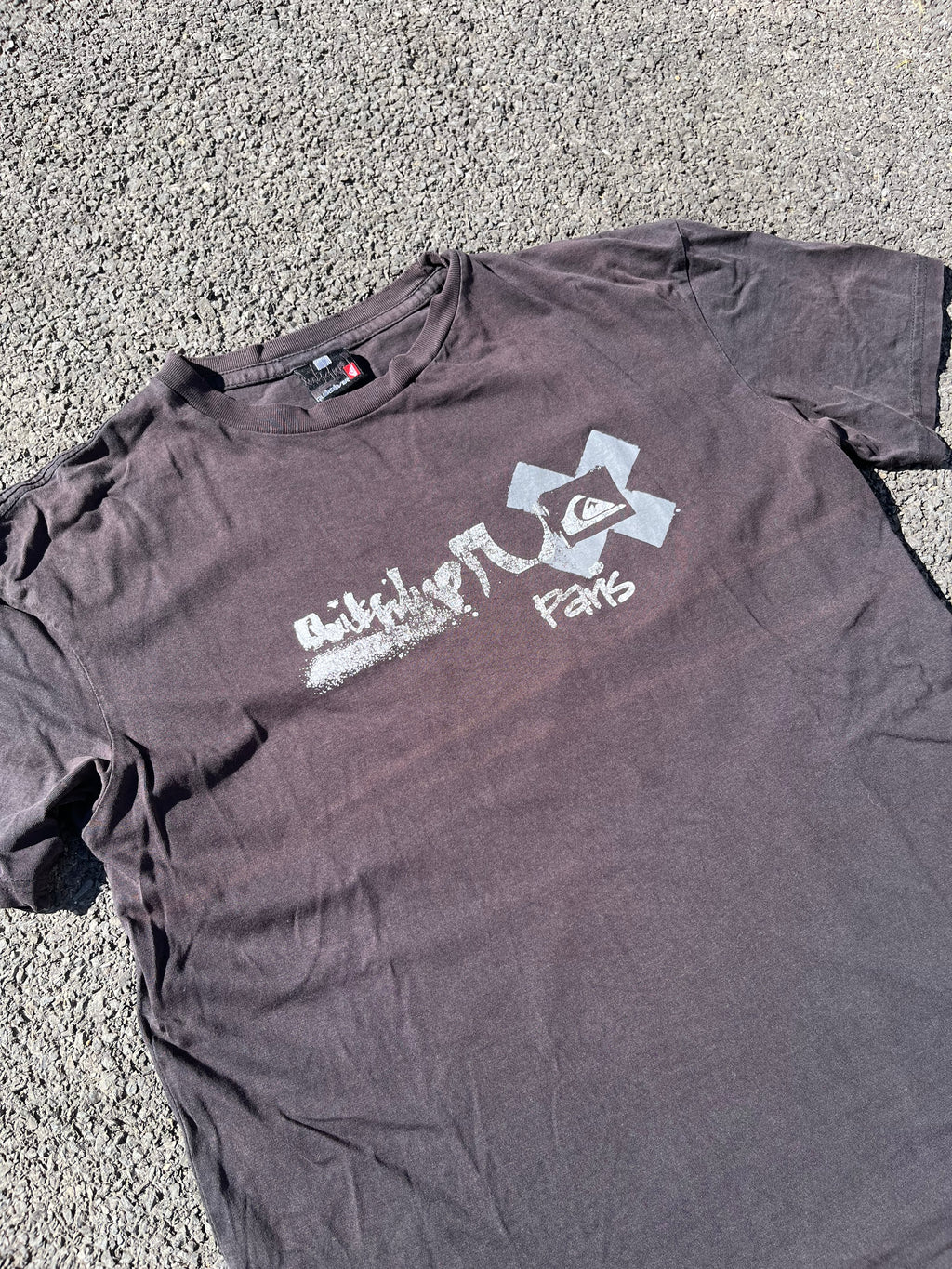 T-SHIRT QUIKSILVER PARIS ANNÉE 2000 NOIR