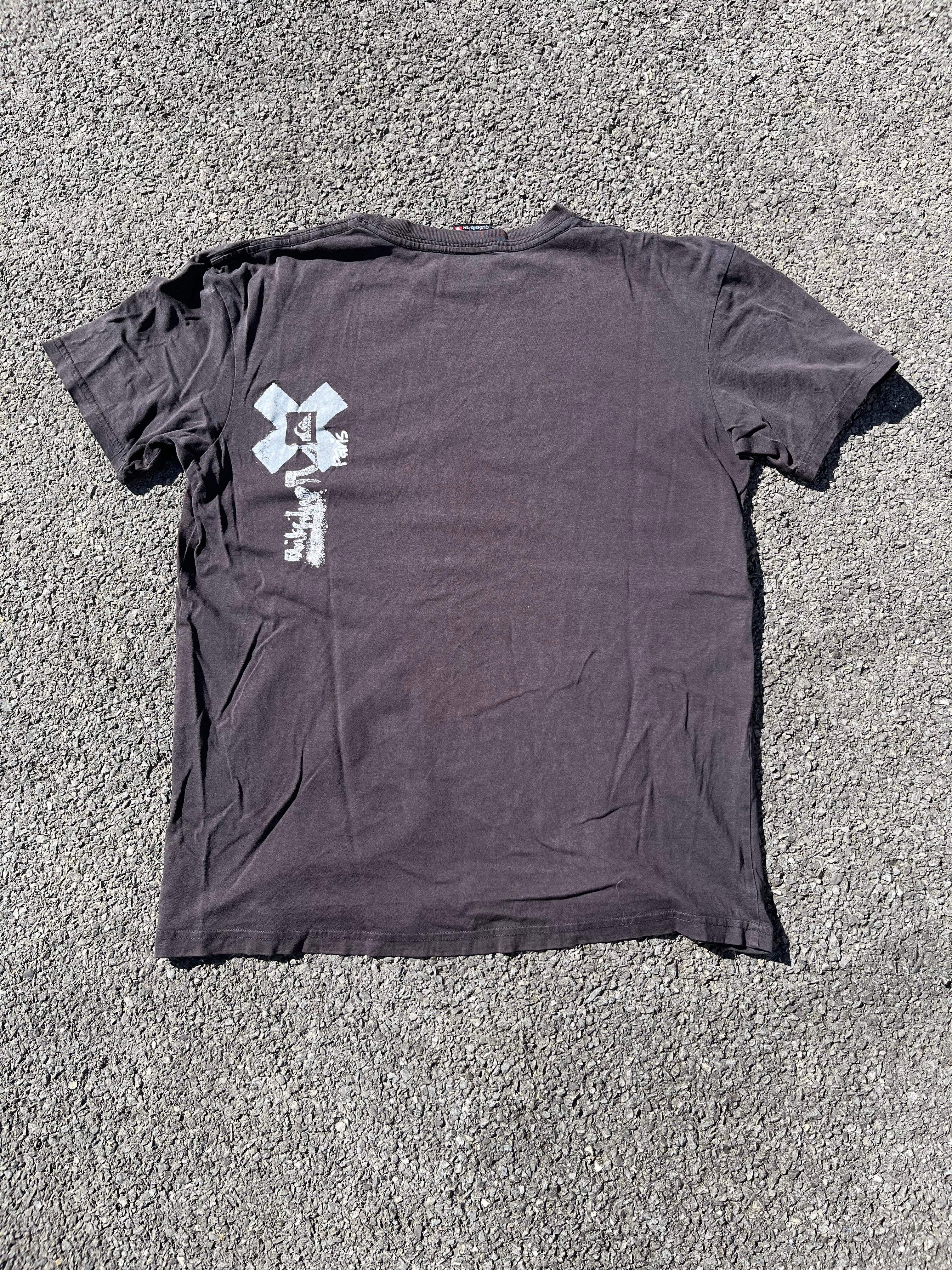 T-SHIRT QUIKSILVER PARIS ANNÉE 2000 NOIR