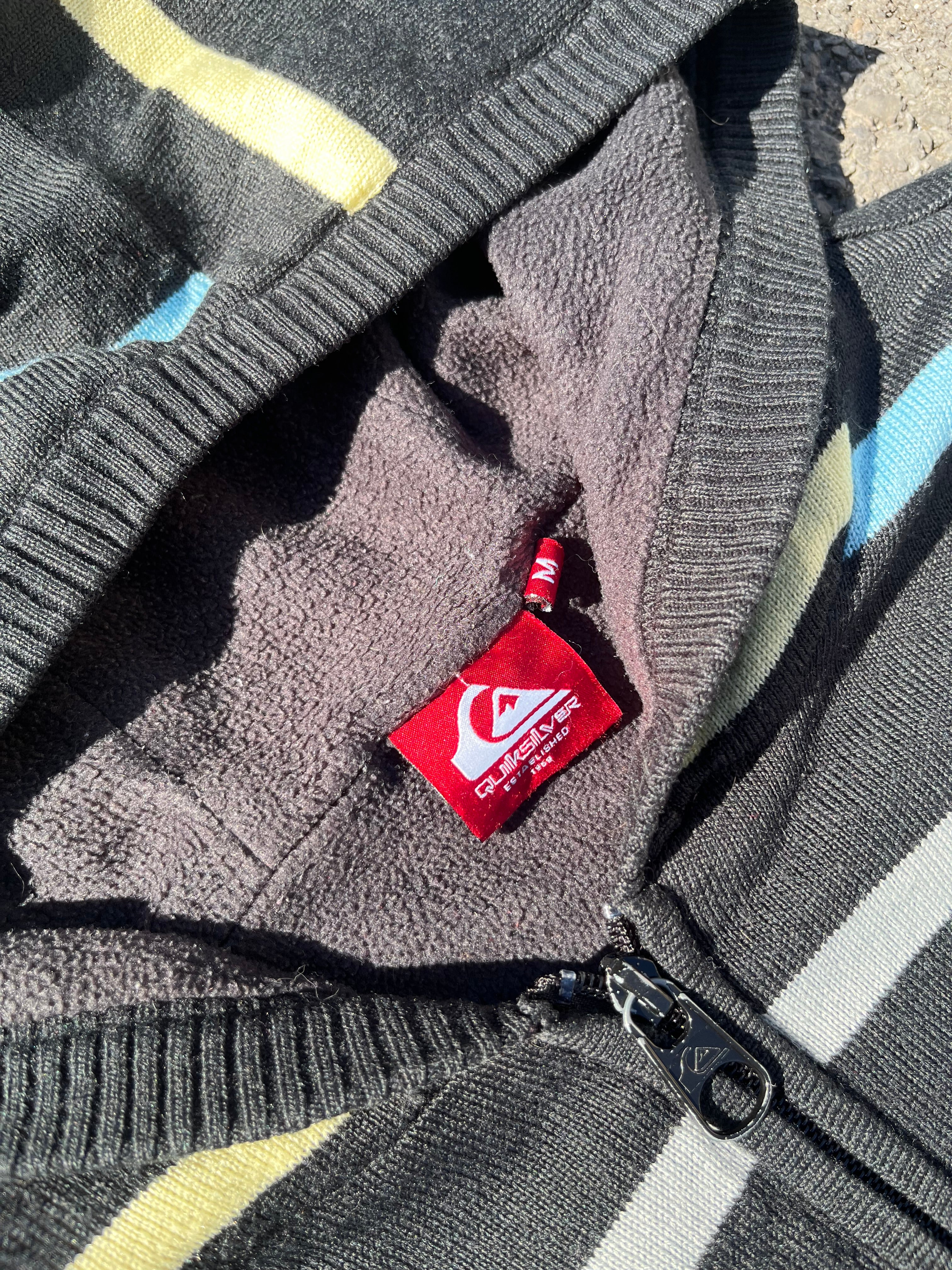 GILET QUIKSILVER À RAYURES ANNÉE 2000
