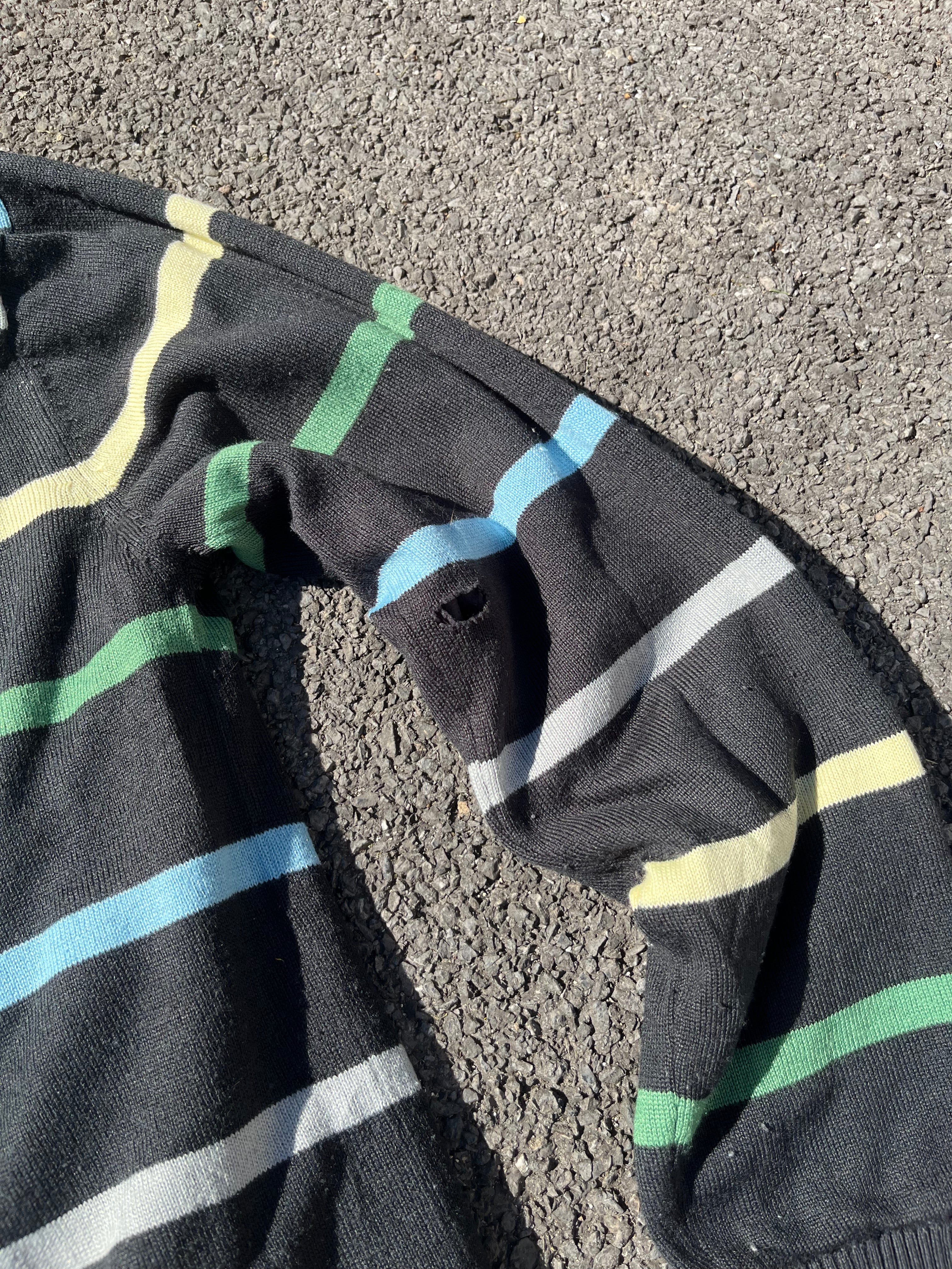 GILET QUIKSILVER À RAYURES ANNÉE 2000