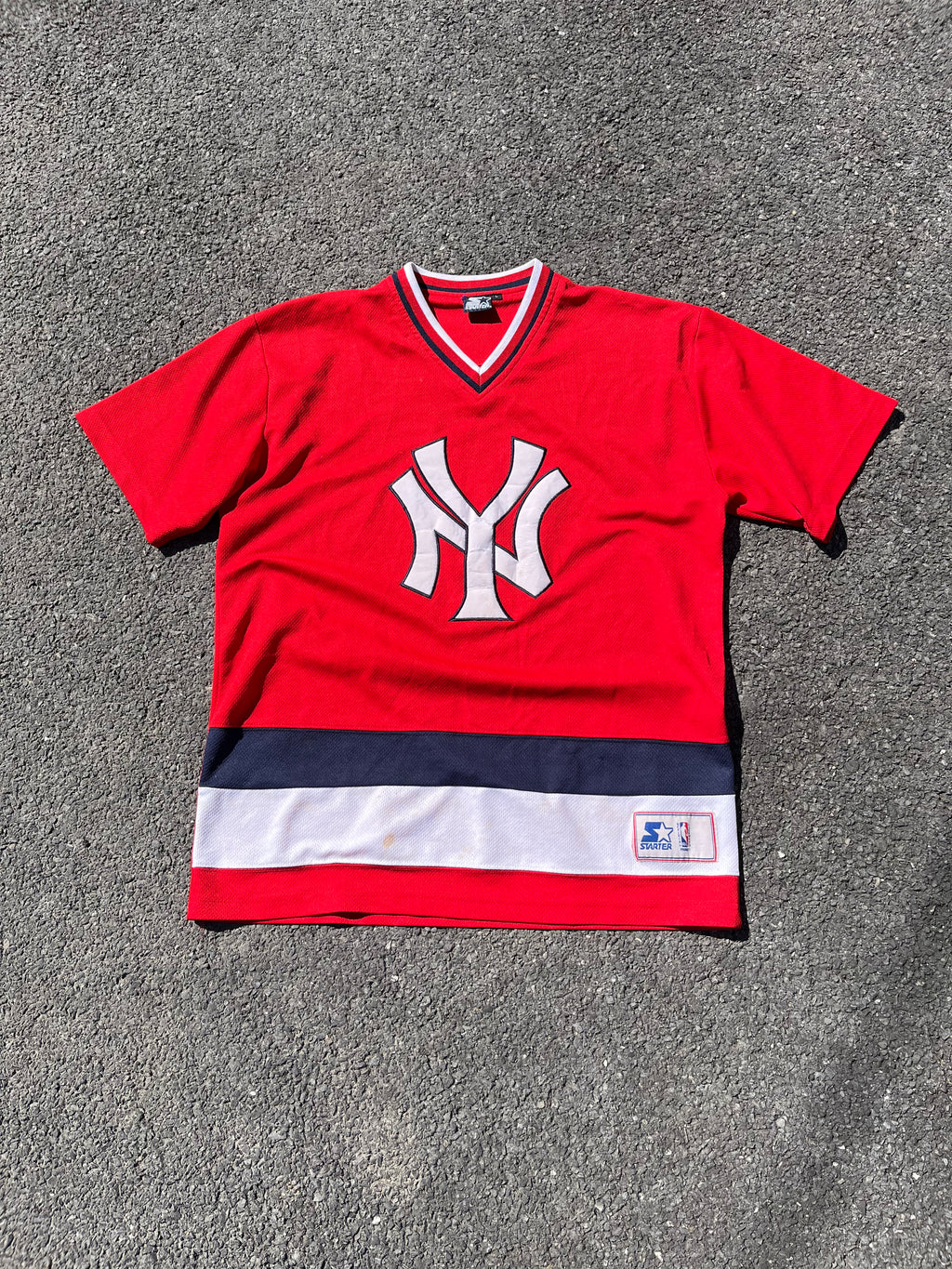 T-SHIRT STARTER ROUGE