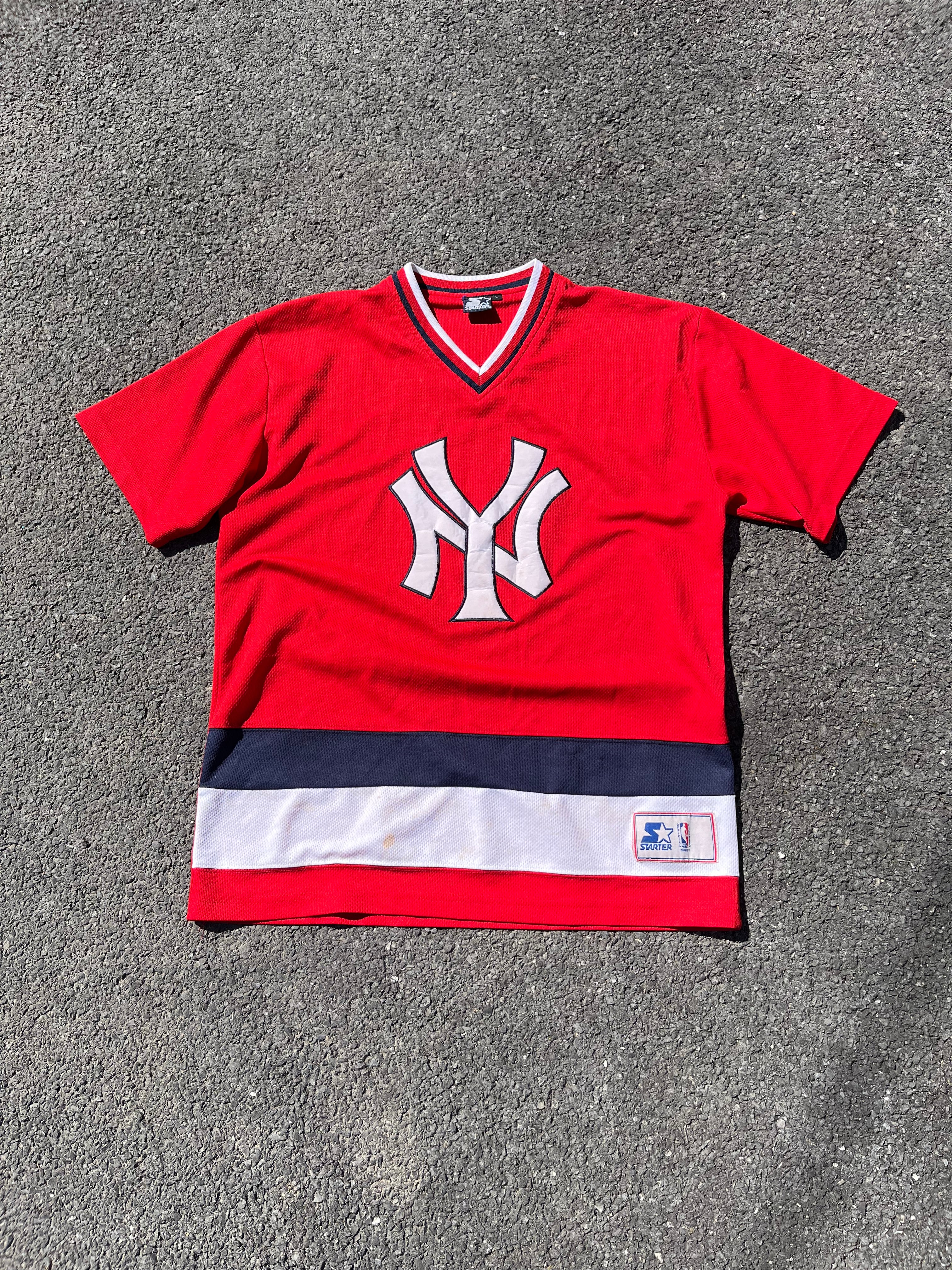 T-SHIRT STARTER ROUGE