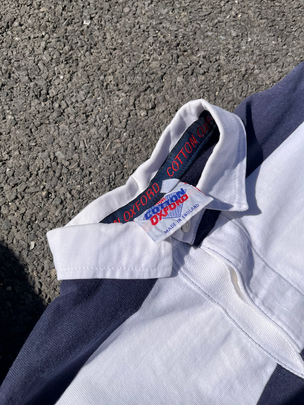 POLO À MANCHE LONGUE RAYÉ MADE IN ENGLAND