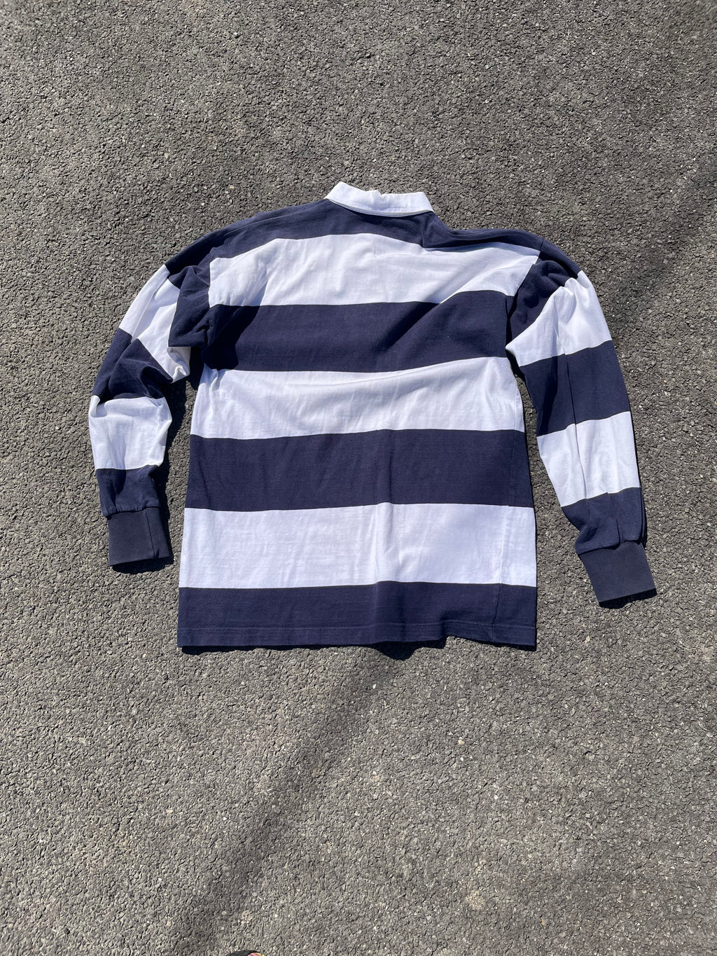 POLO À MANCHE LONGUE RAYÉ MADE IN ENGLAND