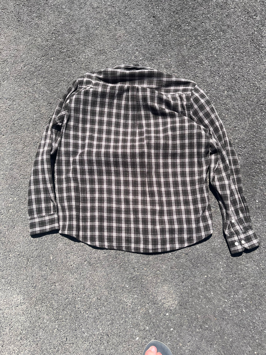 CHEMISE FLANELLE VERTE, BEIGE ET BRUN