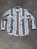 CHEMISE FLANELLE À RAYURES PING-PONG