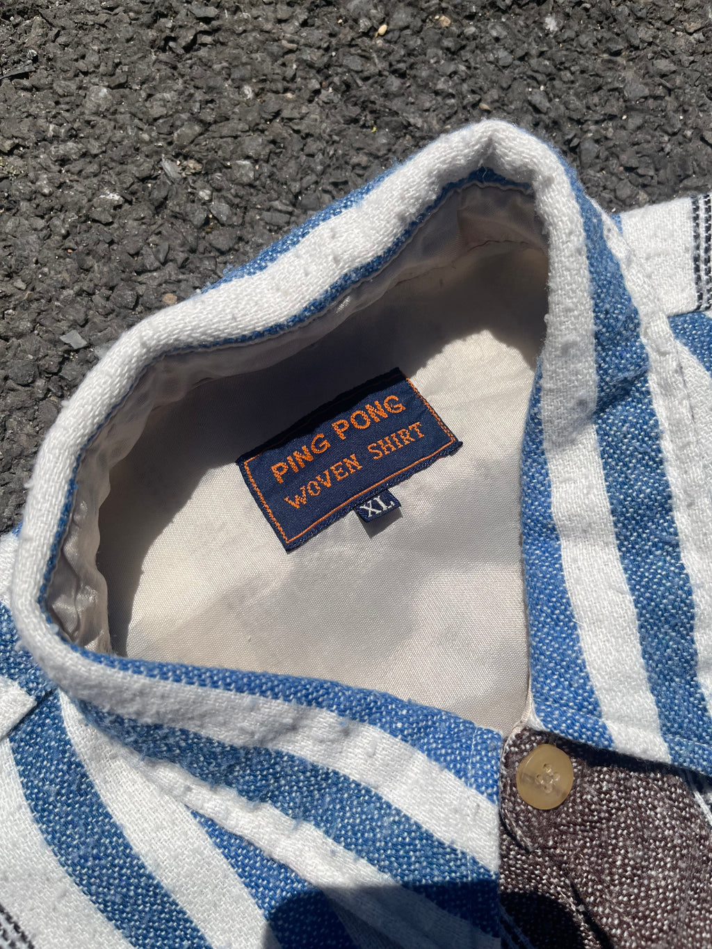 CHEMISE FLANELLE À RAYURES PING-PONG