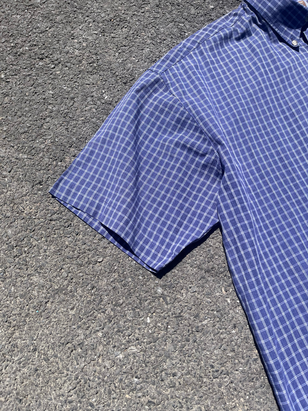 CHEMISETTE À CARREAUX BLEU