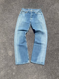 JEAN LEVIS 501 BLEU PATINÉ