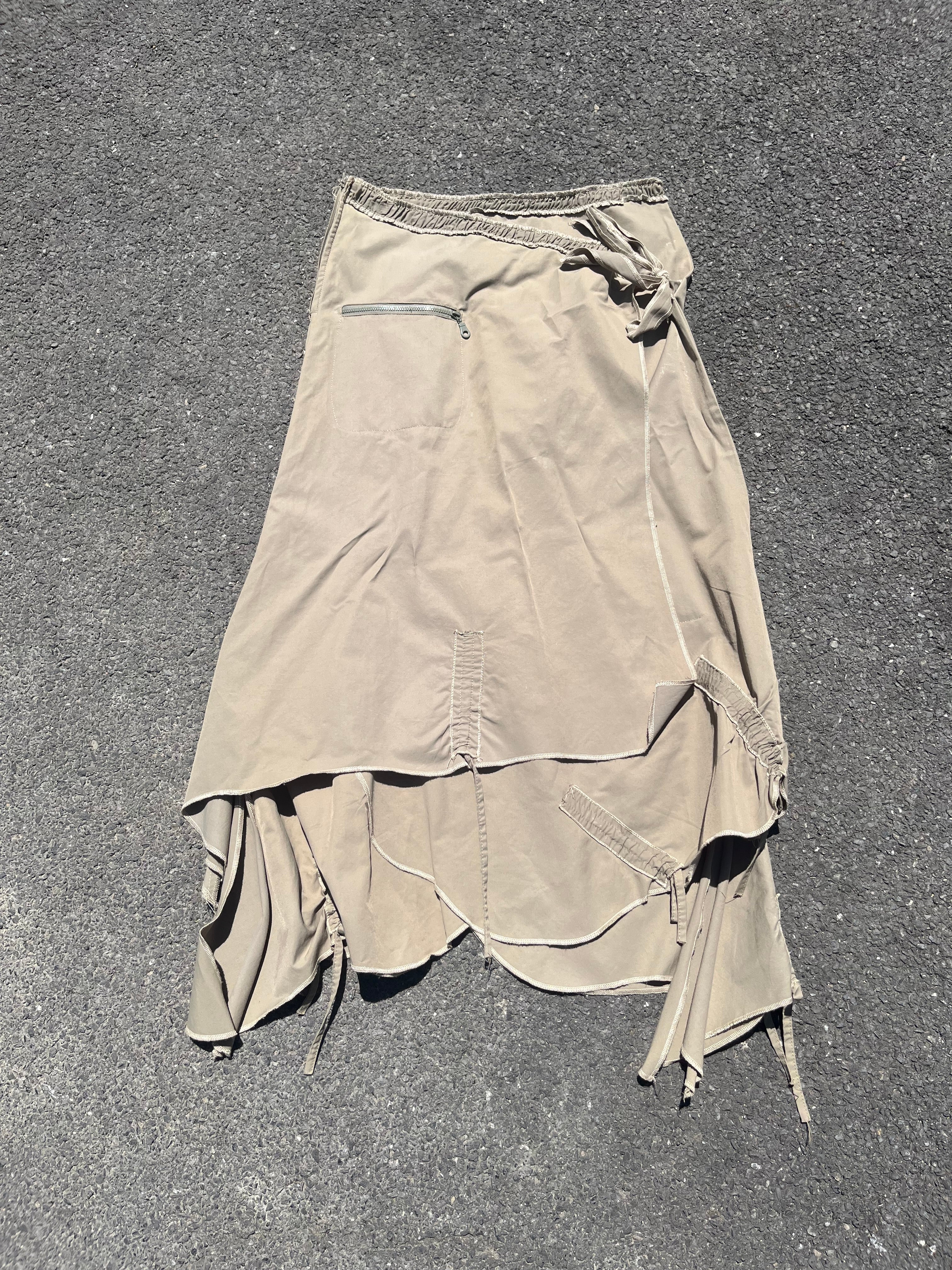 JUPE DÉSTRUCTURÉ BEIGE