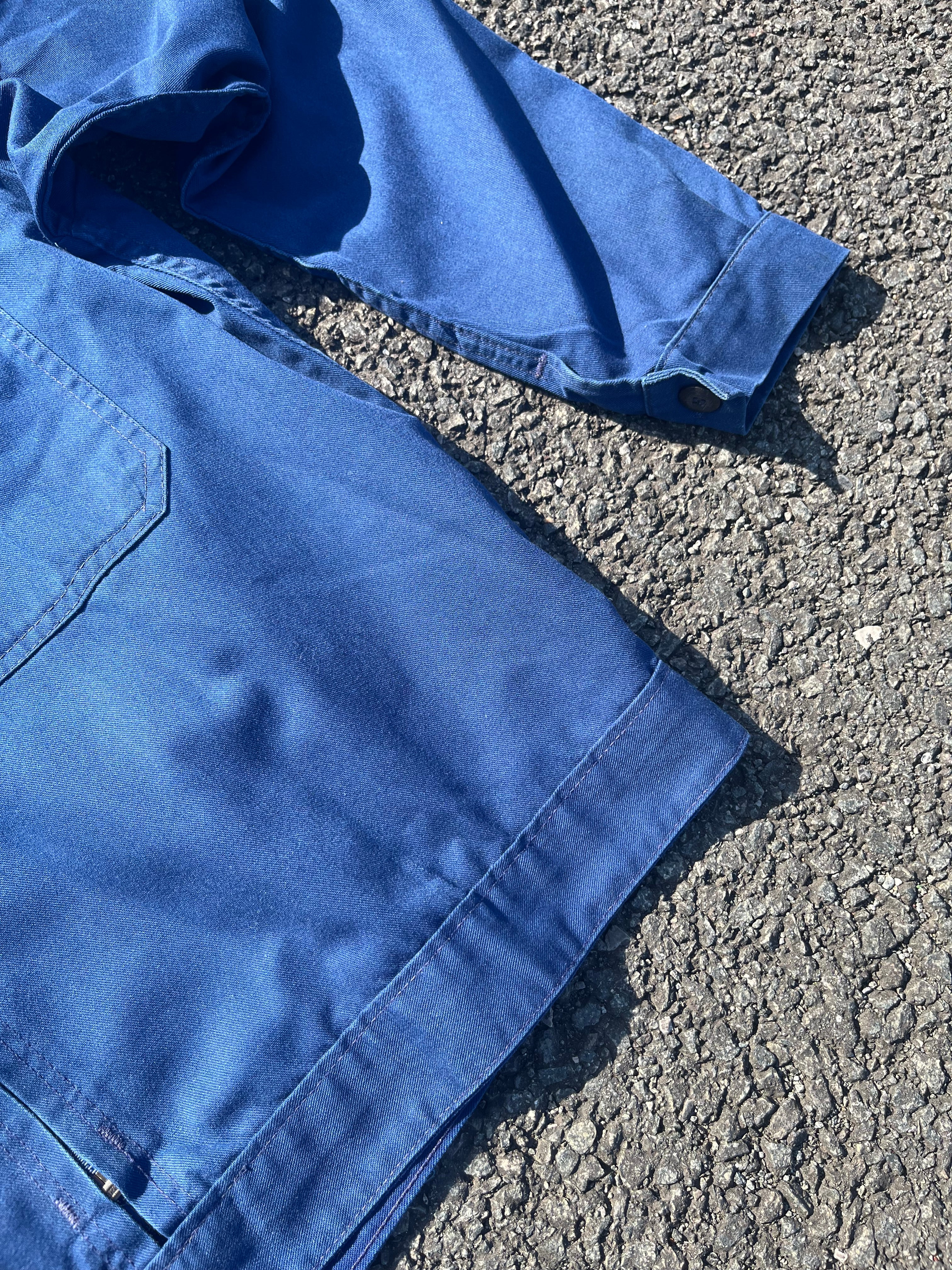 VESTE DE TRAVAIL FRANÇAISE BLEU