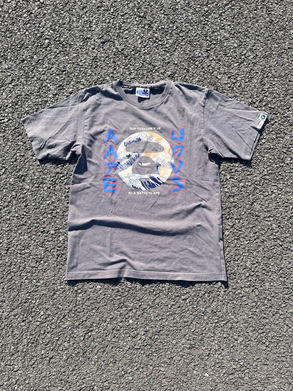 T-SHIRT BAPE GRIS